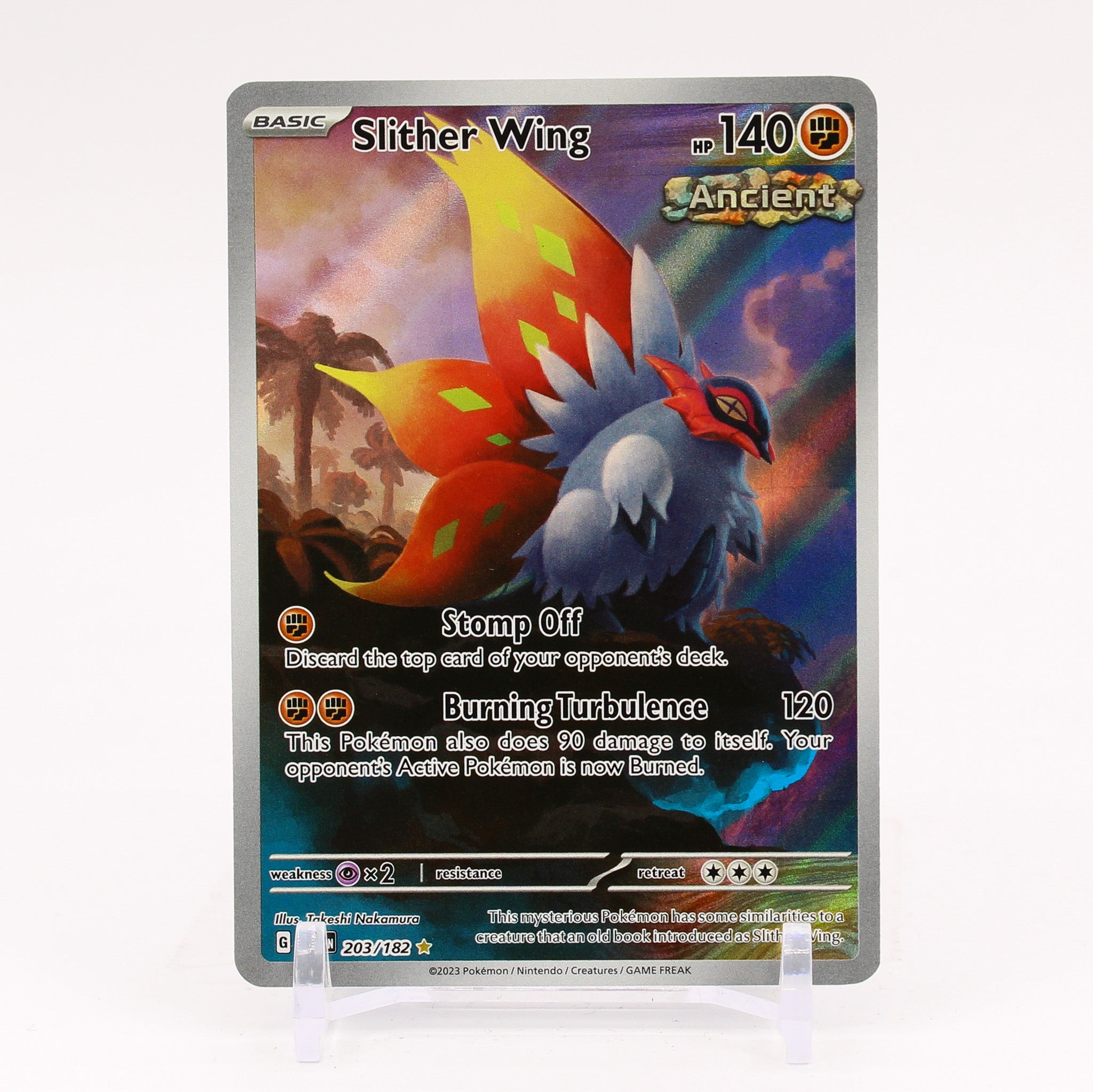 Slither Wing - 203/182 Paradox Rift Illustration Rare Pokemon - NM/MINT