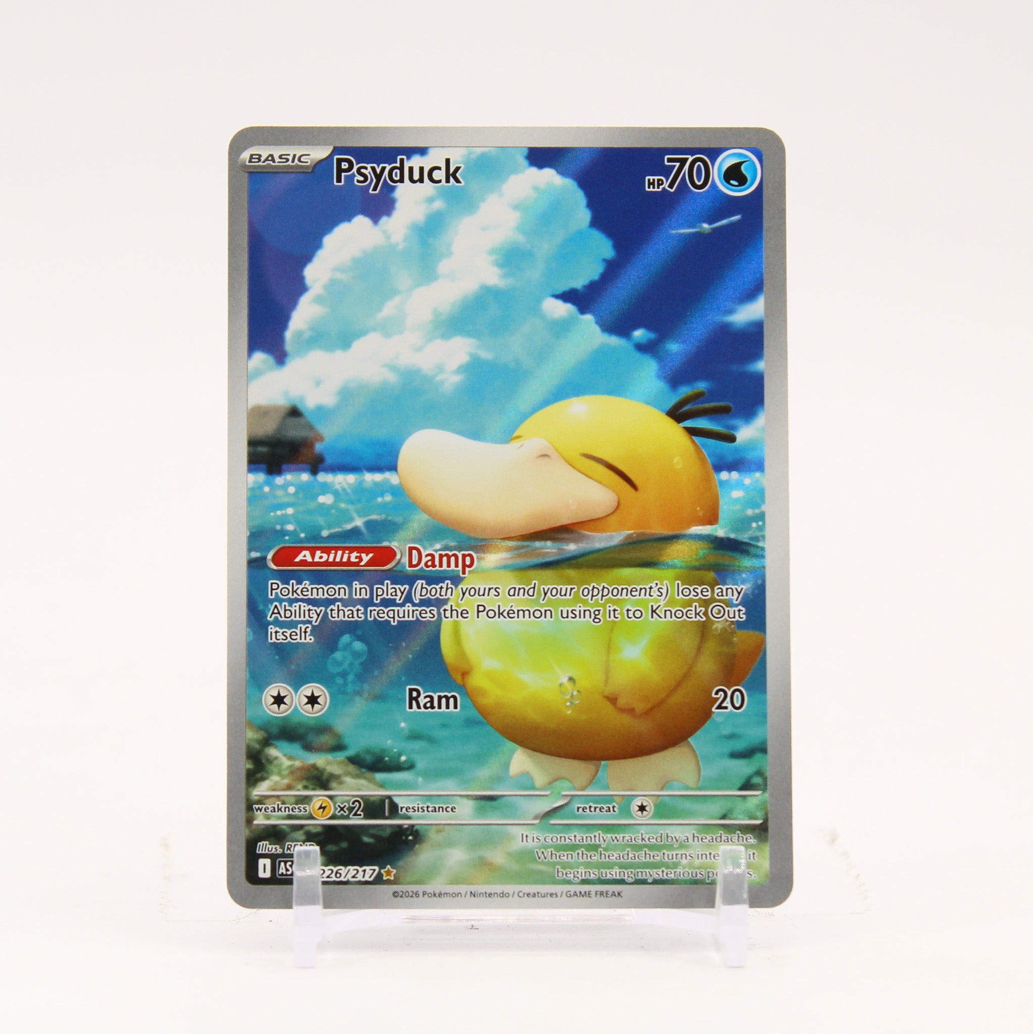 Psyduck - 226/217 Ascended Heroes Illustration Rare Pokemon - NM/MINT