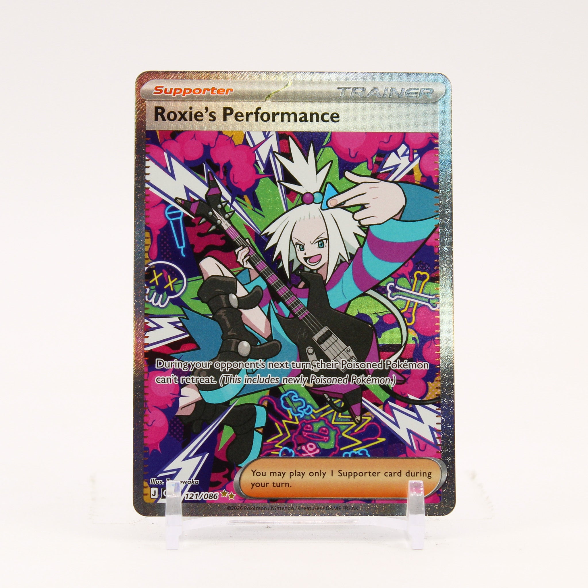 Roxie's Performance - 121/086 Chaos Rising Special Illustration Trainer - NM