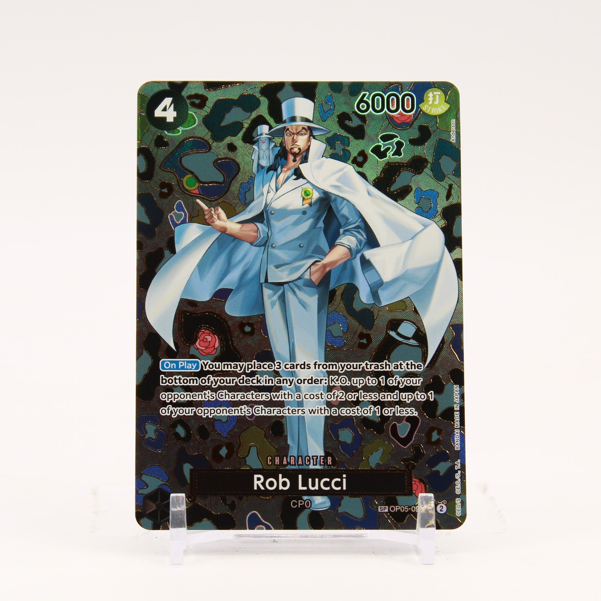 Rob Lucci SP - OP05-093 Emperors in the New World SR One Piece - NM/MINT
