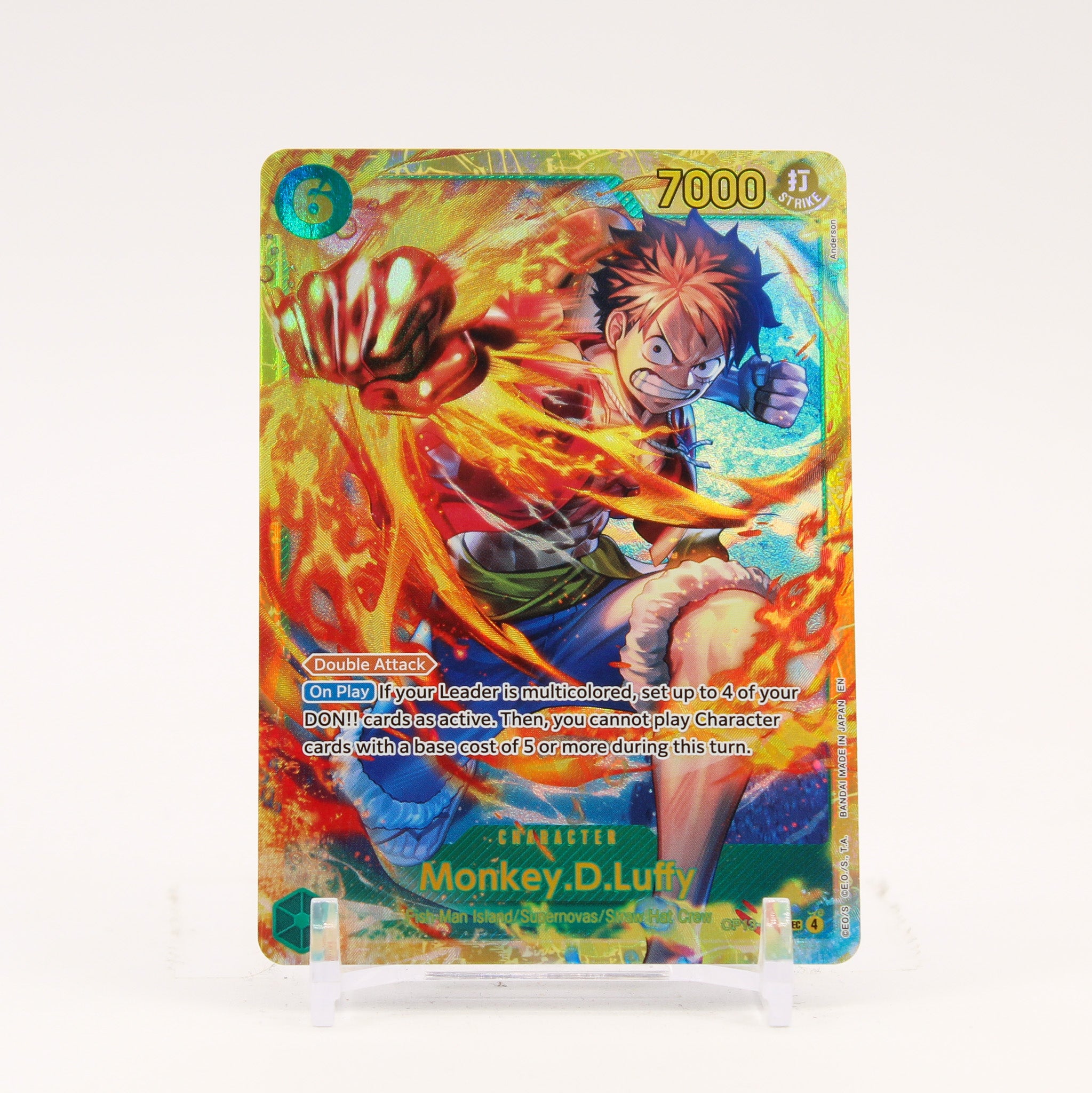 Monkey.D.Luffy - OP13-118 Carrying On His Will SEC One Piece - NM
