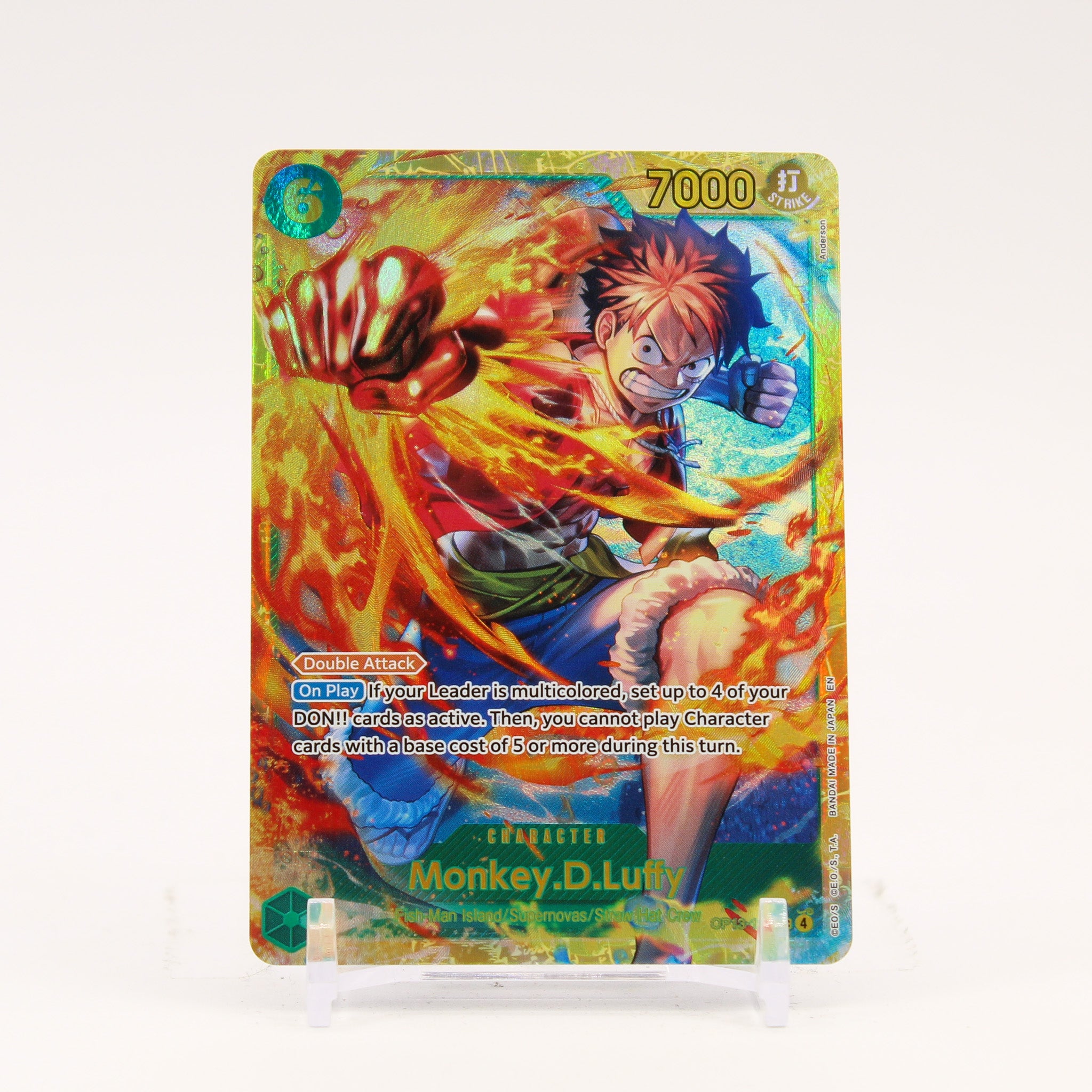 Monkey.D.Luffy - OP13-118 Carrying On His Will SEC One Piece - NM