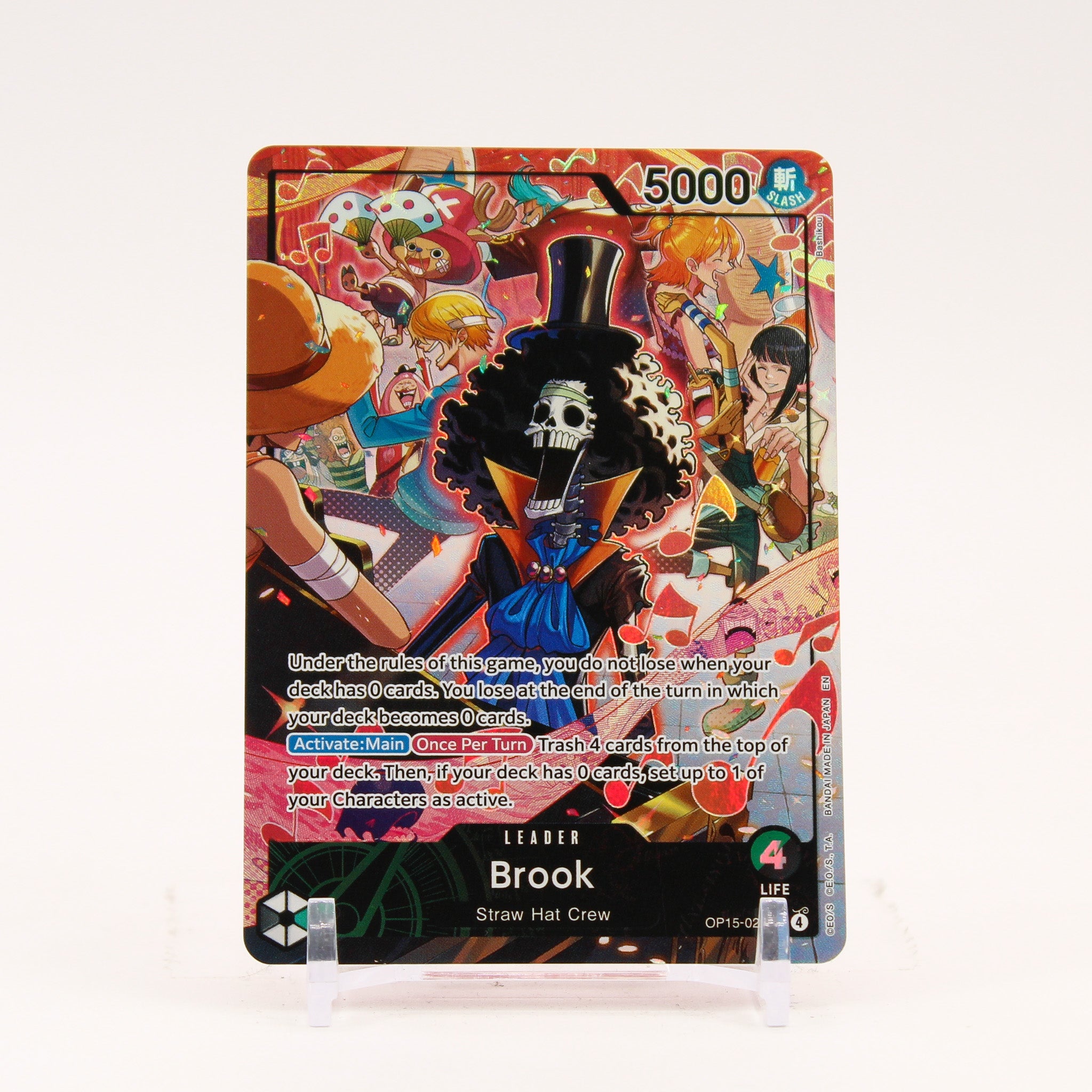 Brook Alternate Art - OP15-022 Adventure on Kami's Island L One Piece - NM/MINT