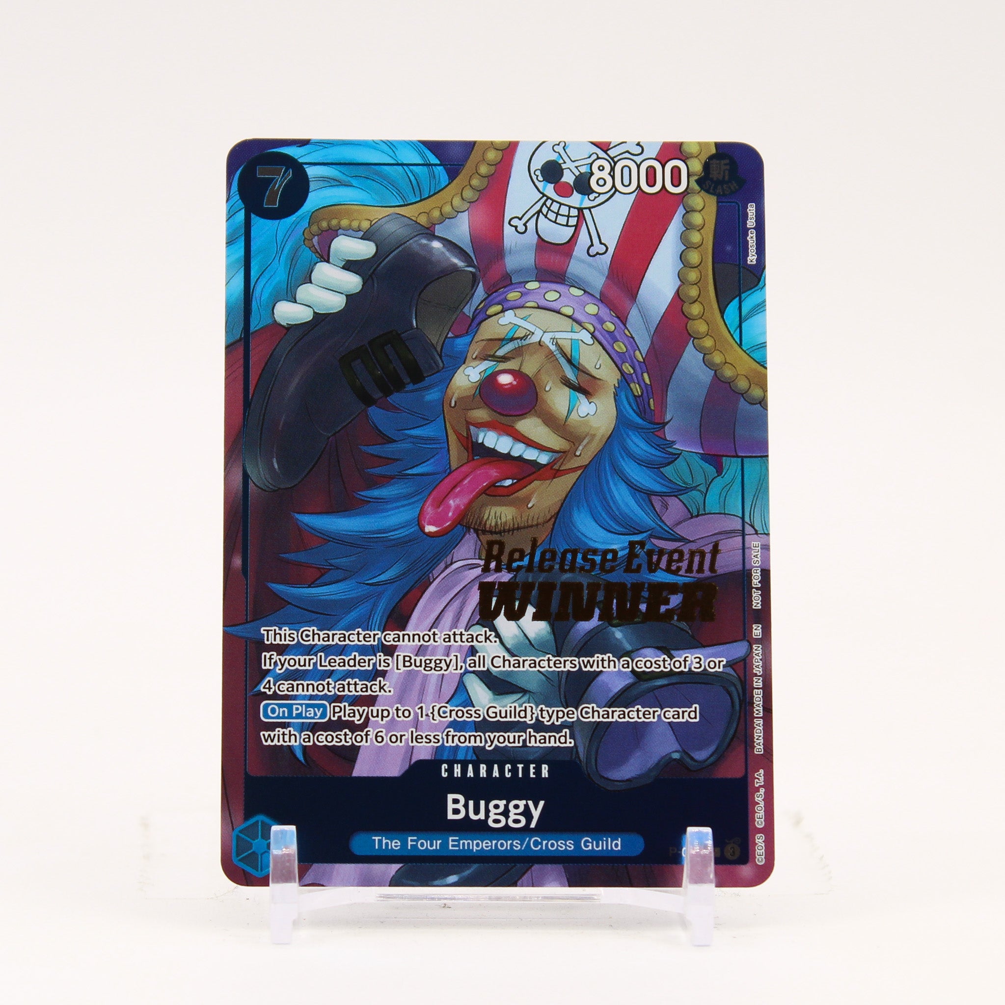 Buggy - P-084 Release Event Winner Stamp Promo One Piece - NM/MINT