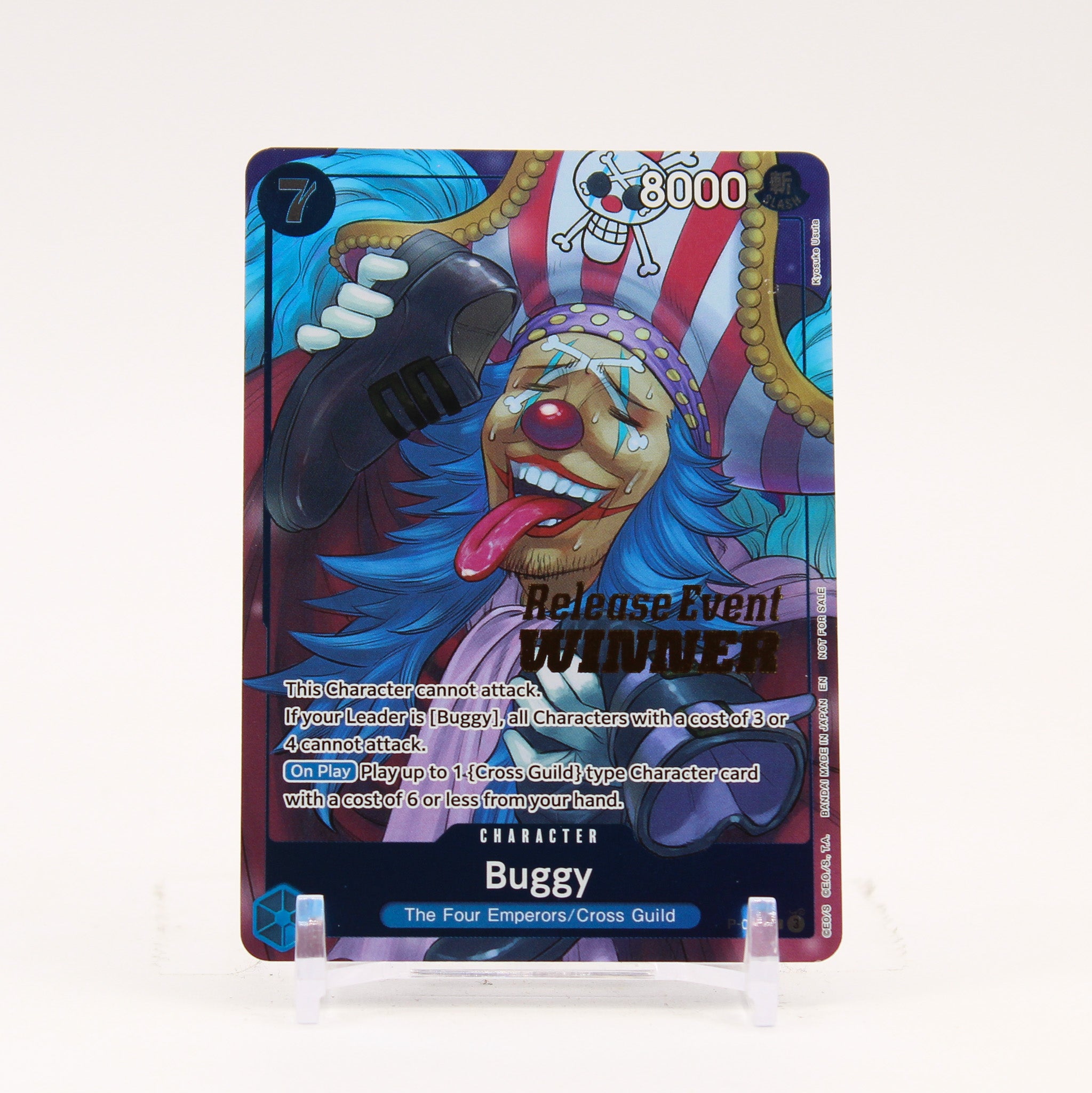 Buggy - P-084 Release Event Winner Stamp Promo One Piece - NM/MINT