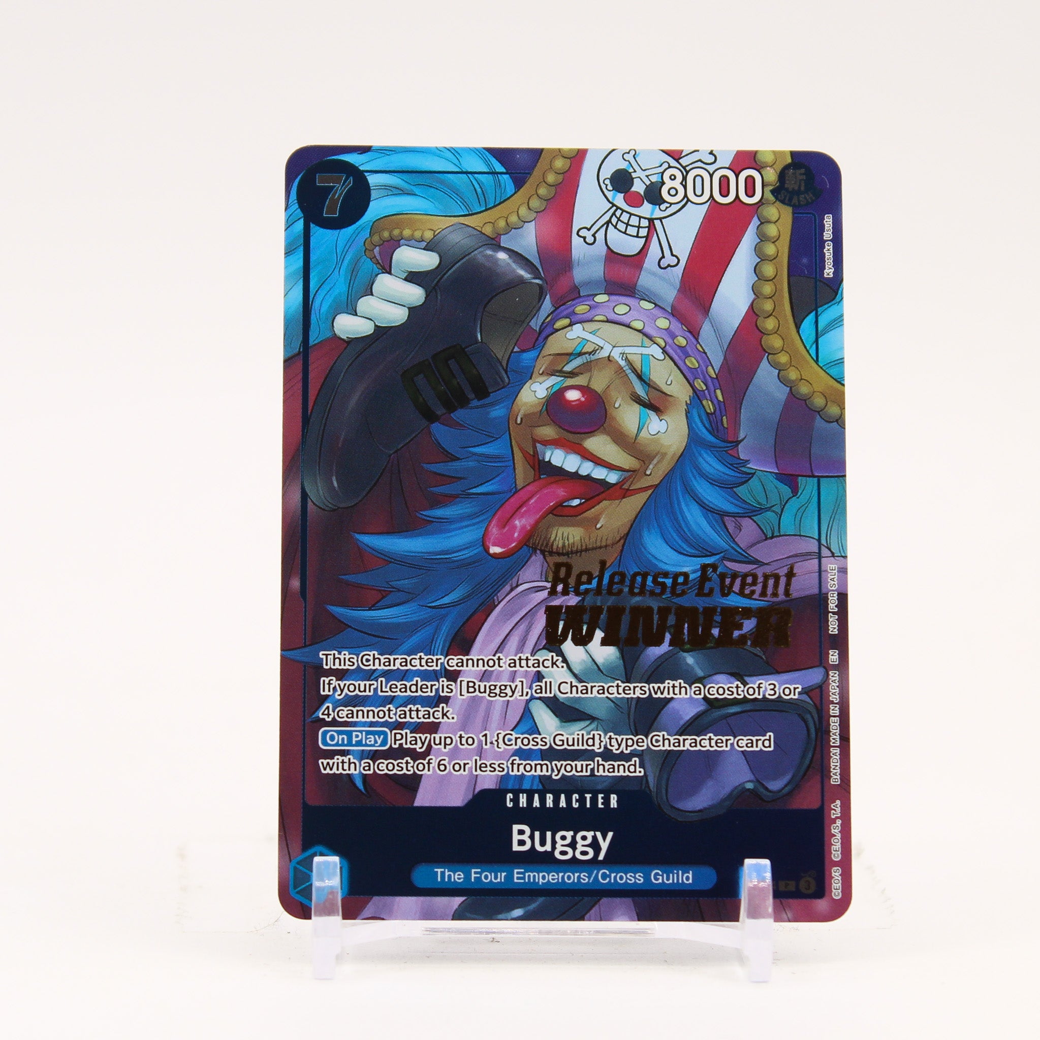 Buggy - P-084 Release Event Winner Stamp Promo One Piece - NM