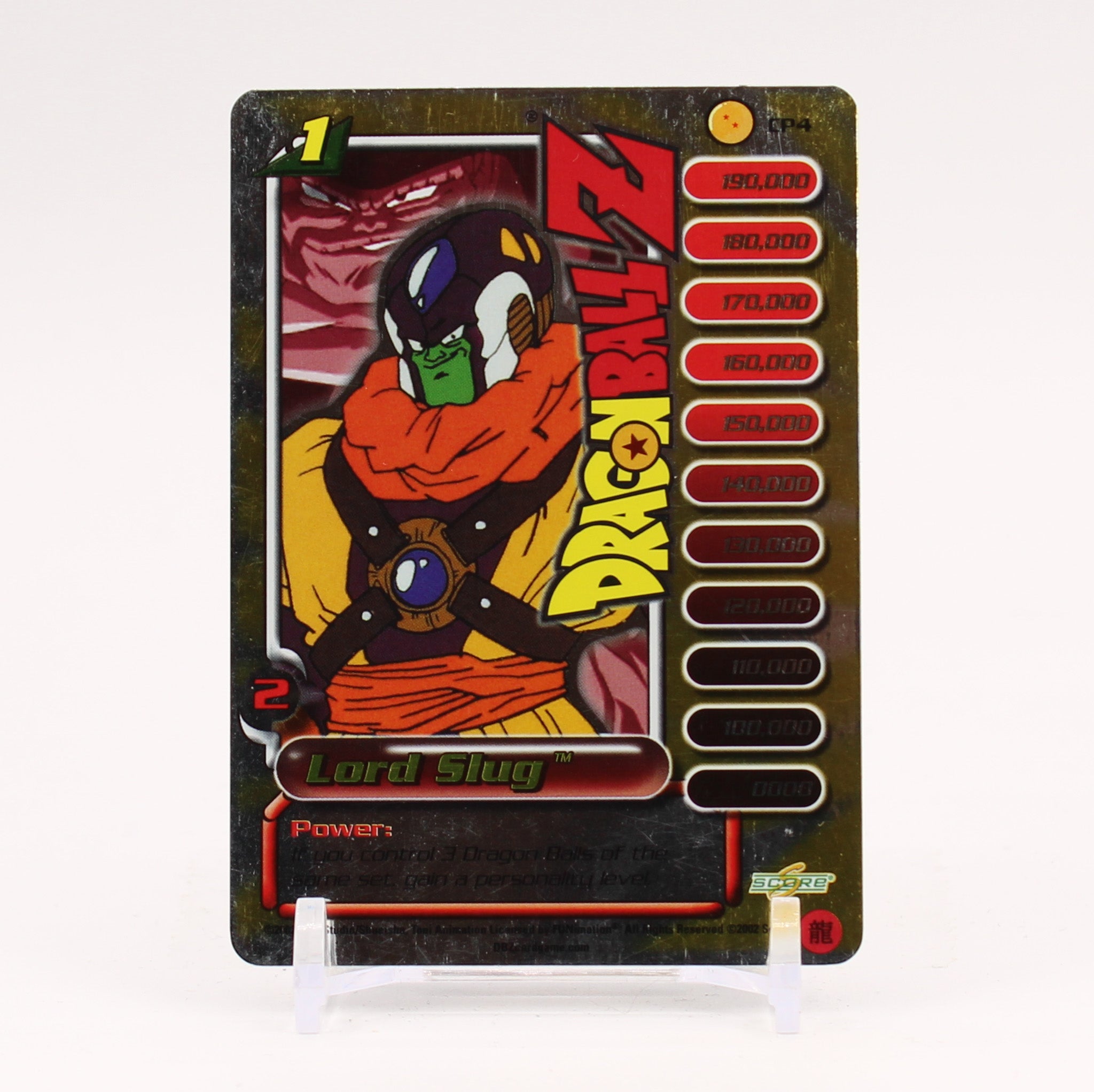 Lord Slug - CP4 Holo Foil Dragon Ball Z Score TCG - LP