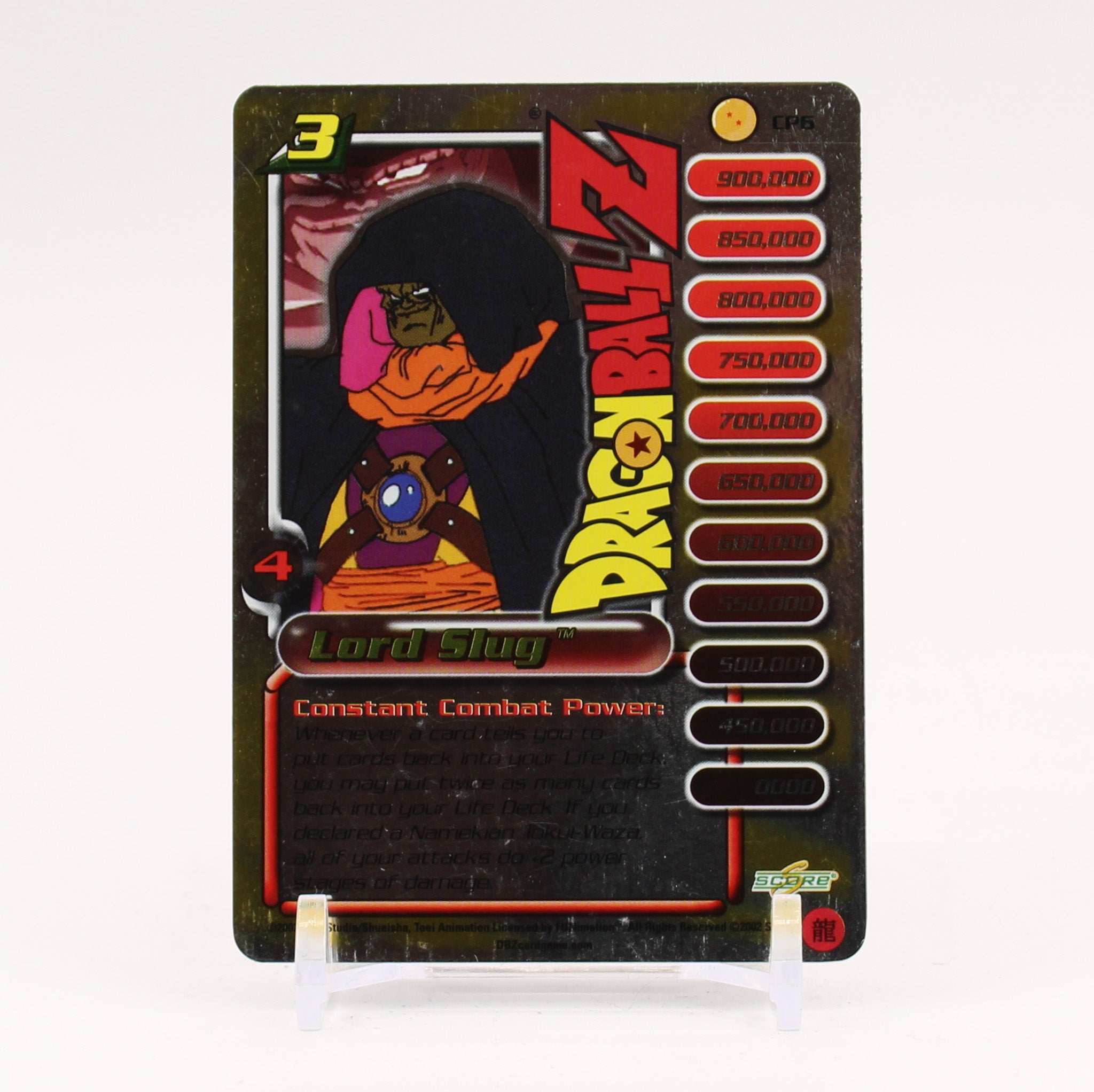 Lord Slug - CP6 Holo Foil Dragon Ball Z Score TCG - LP