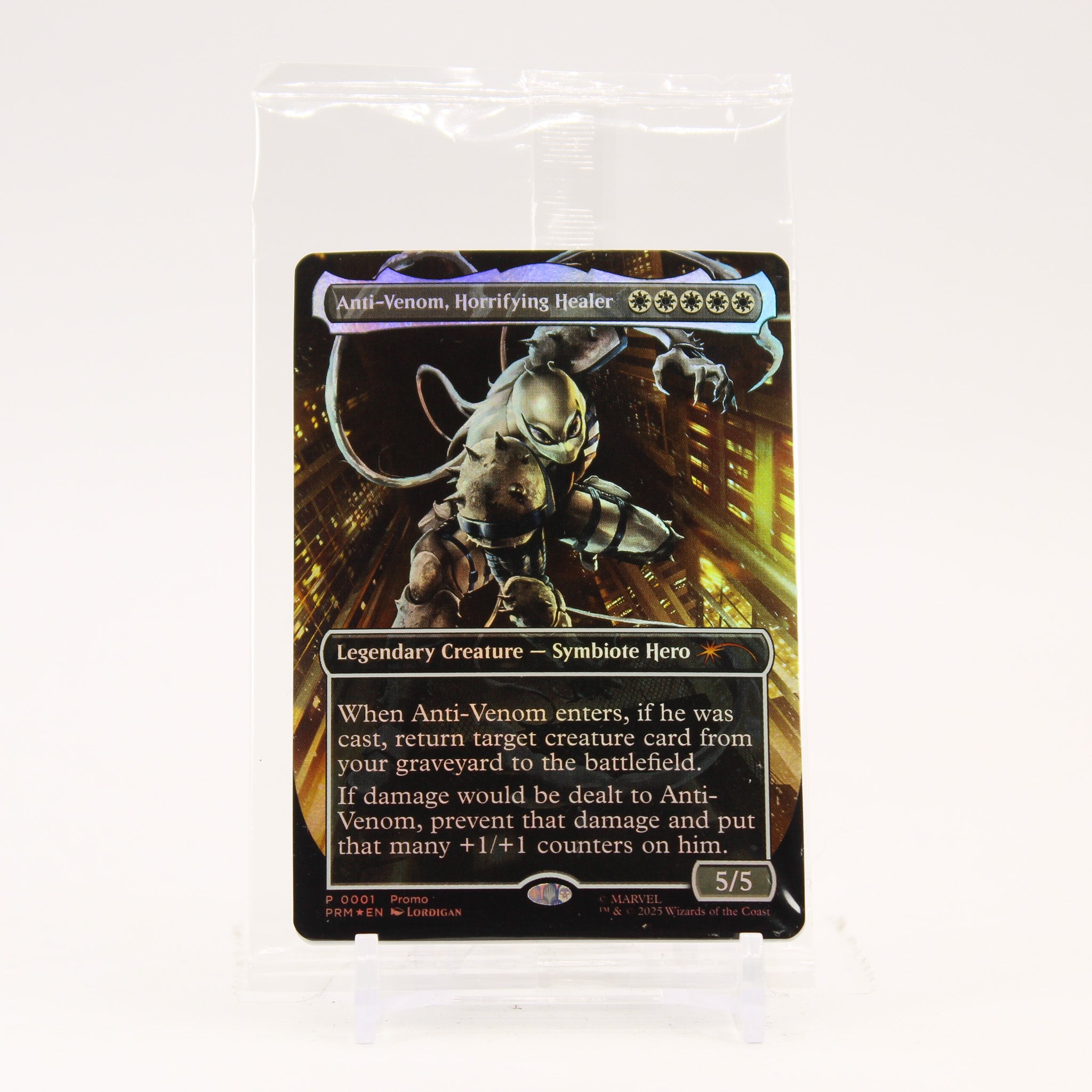 Anti-Venom Horrifying Healer - 001 SEALED Marvel Legends Promo Magic - NM/MINT