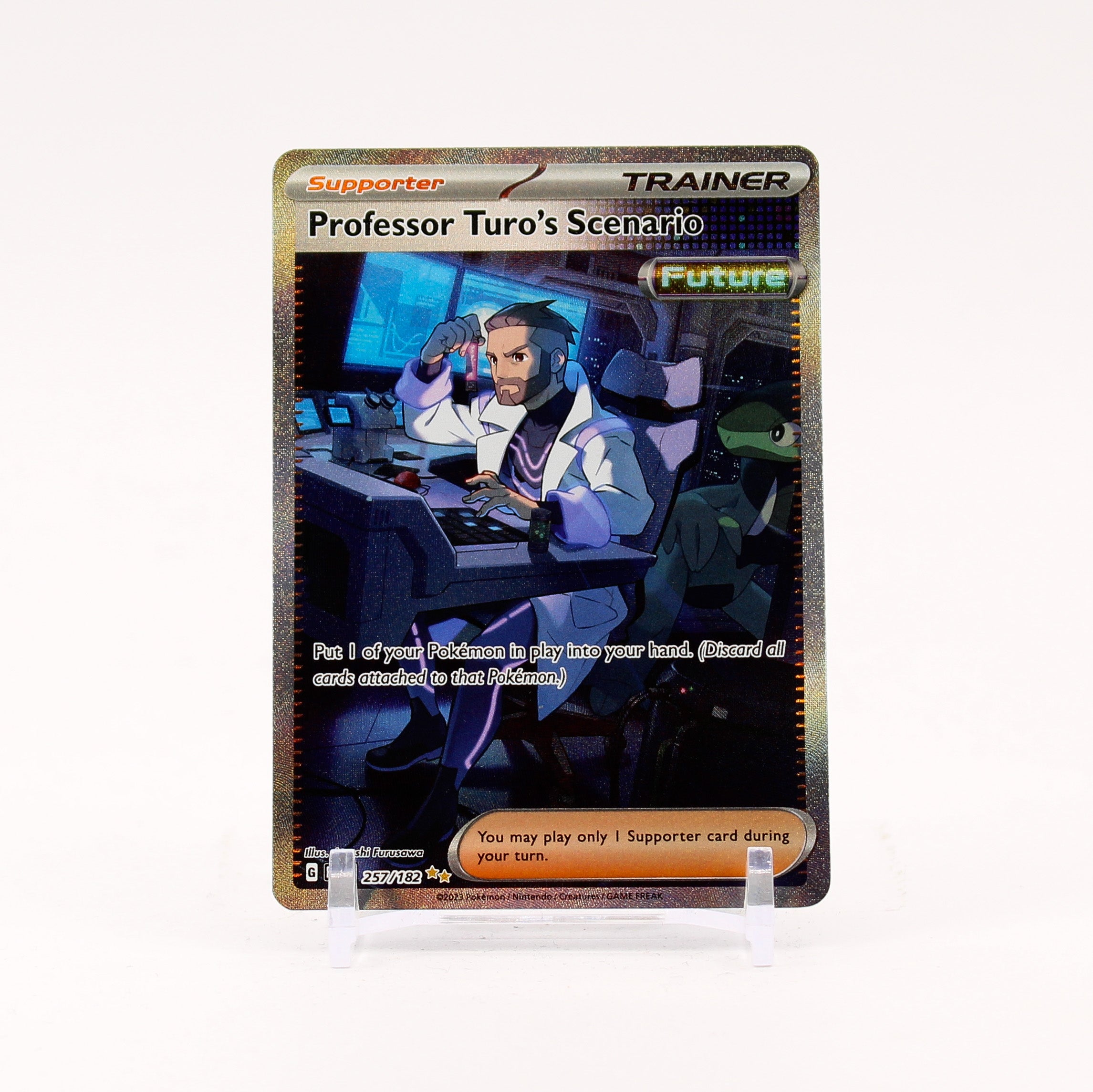 Professor Turo's Scenario - 257/182 Paradox Rift Special Illustration Trainer - NM/MINT
