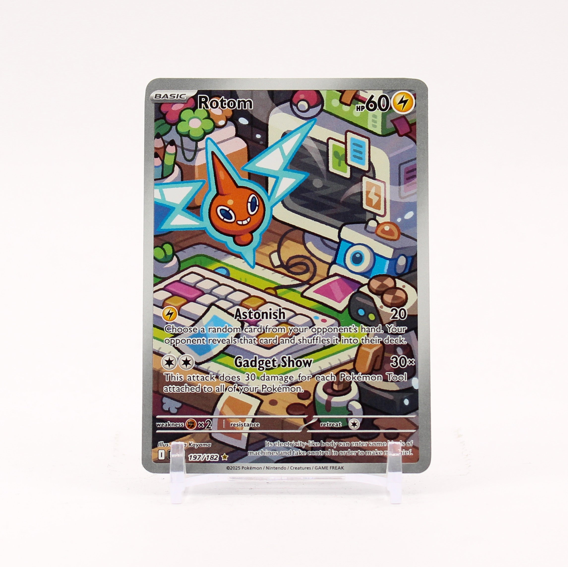 Rotom - 197/182 Destined Rivals Illustration Rare Pokemon -	NM/MINT