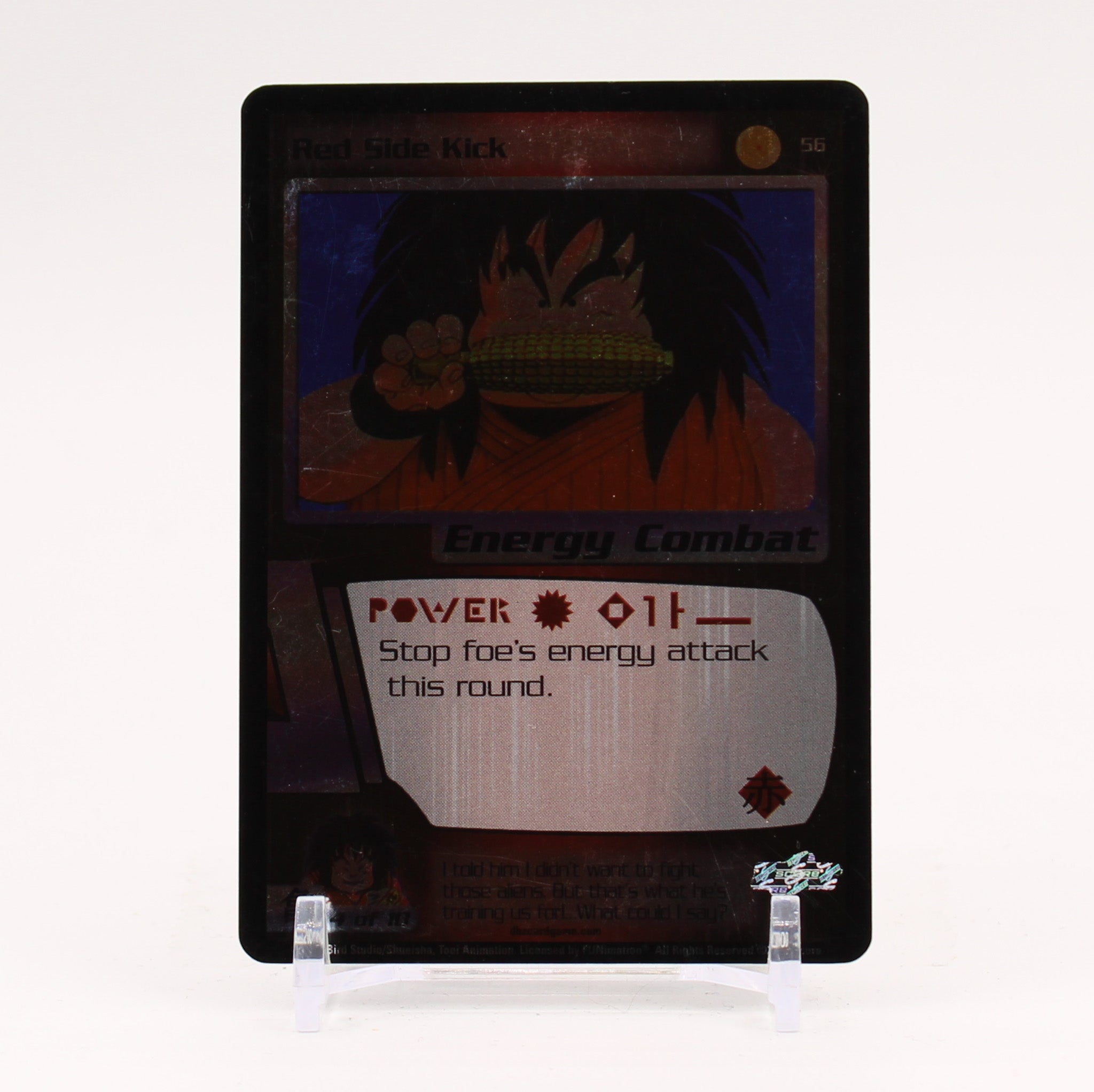 Red Side Kick - 56 Holo Foil Dragon Ball Z Score TCG - LP