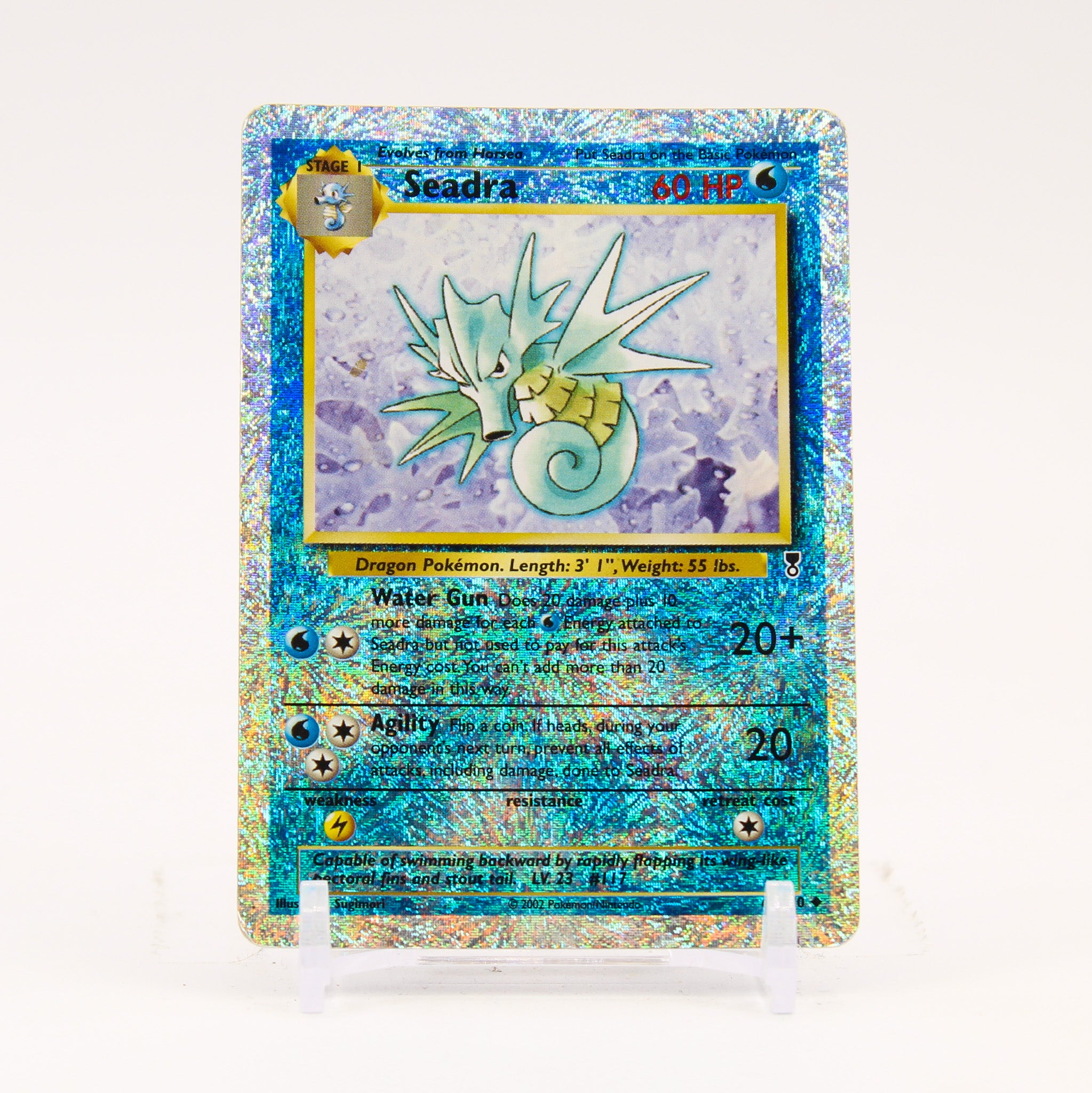 Seadra - 63/110 Legendary Collection Reverse Holo Firecracker Pokemon - HP