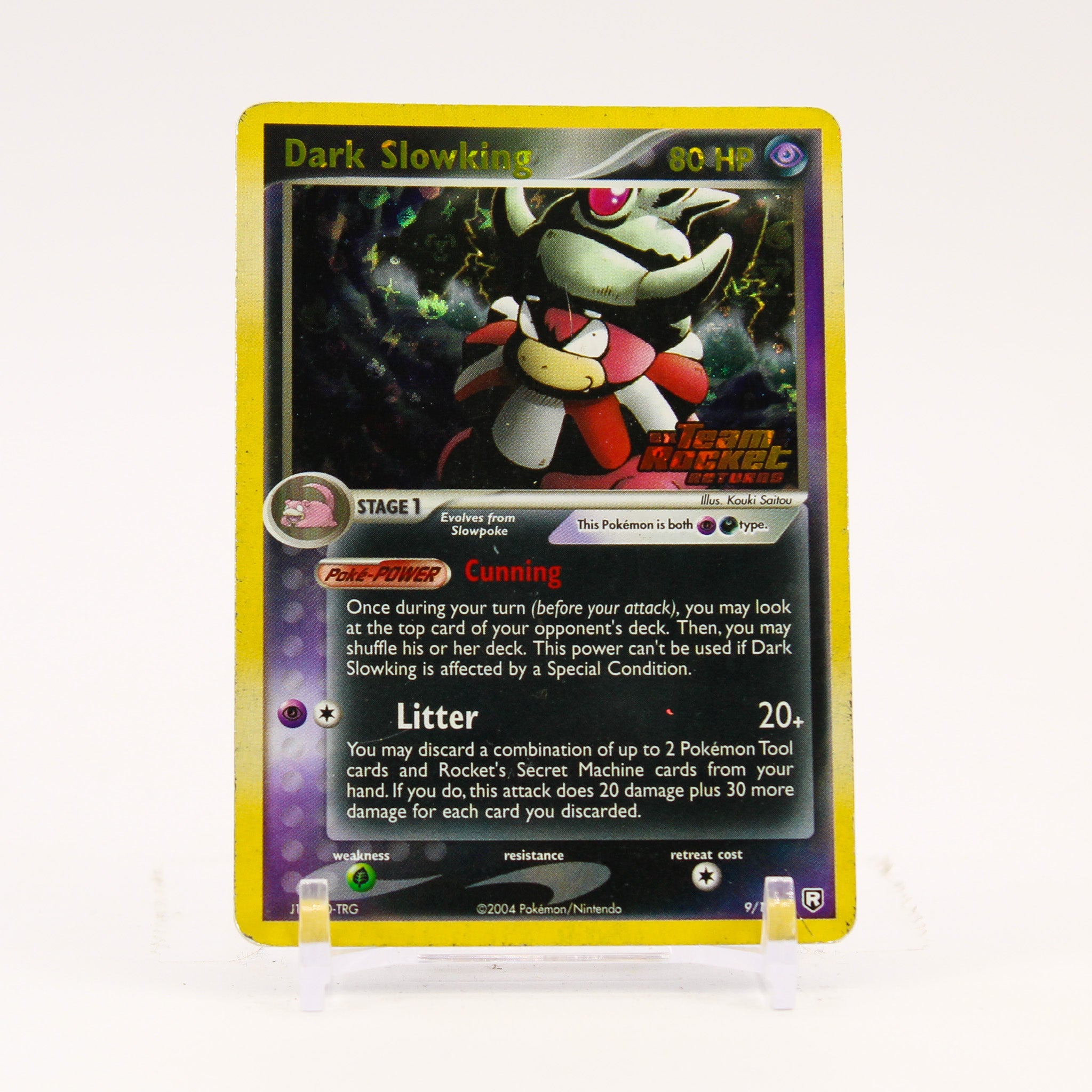 Dark Slowking - 9/109 Team Rocket Returns Reverse Holo Rare Pokemon - MP/HP