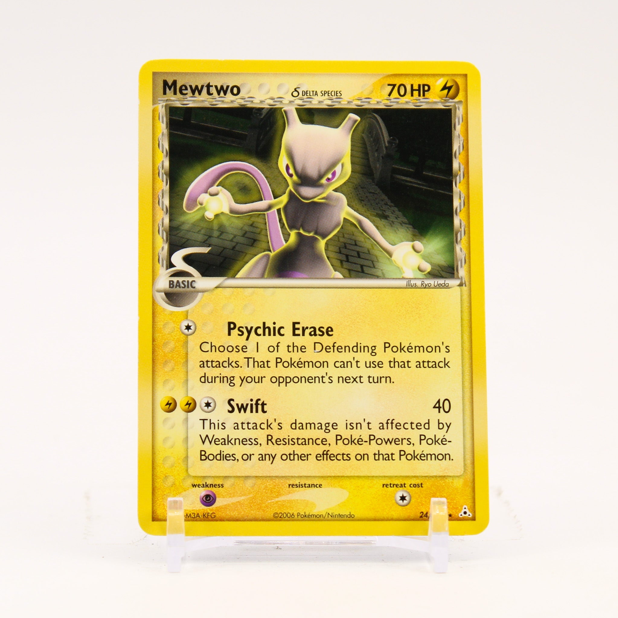 Mewtwo - 24/110 Holon Phantoms Rare Pokemon - LP/MP
