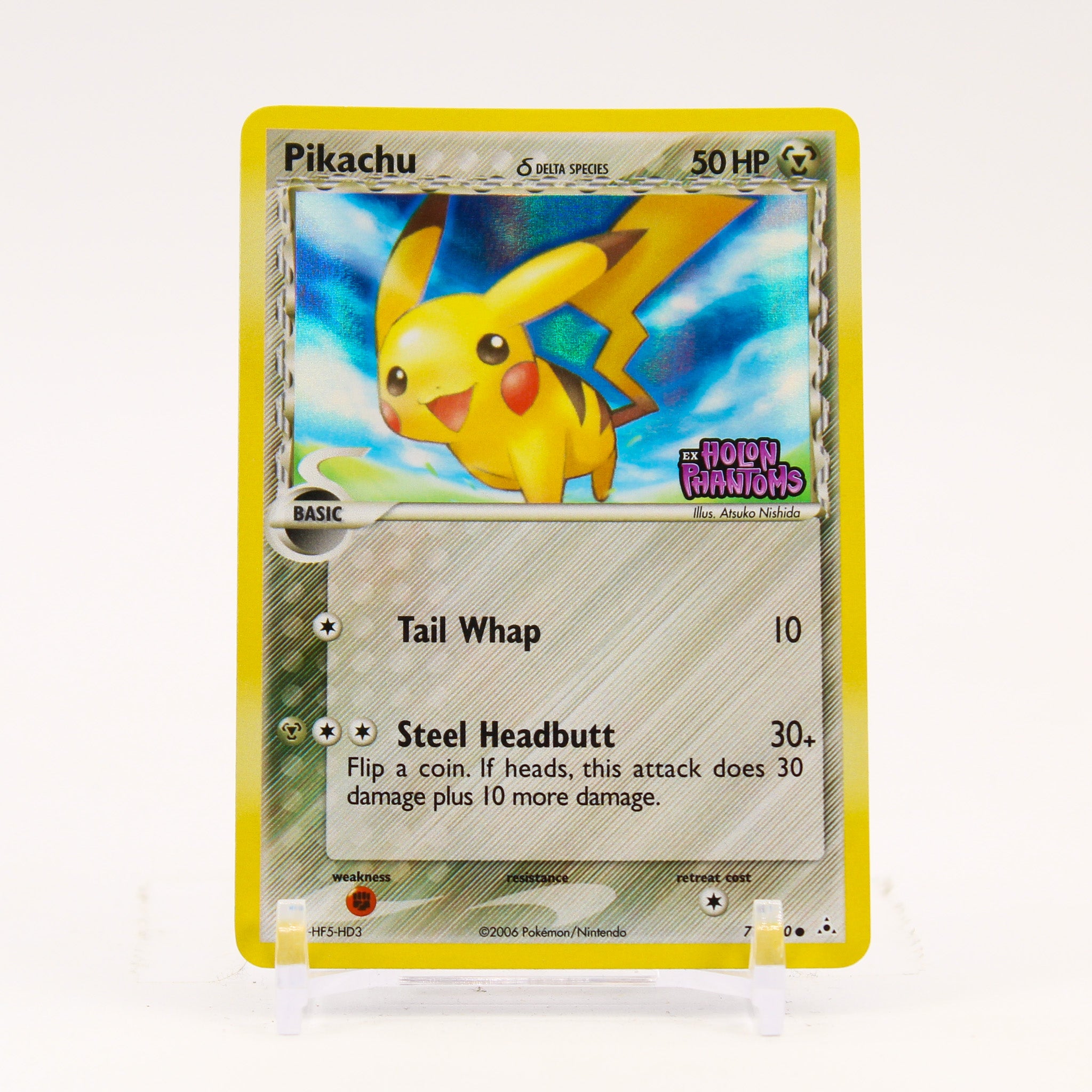 Pikachu - 79/110 Holon Phantoms Reverse Holo Pokemon - NM/LP