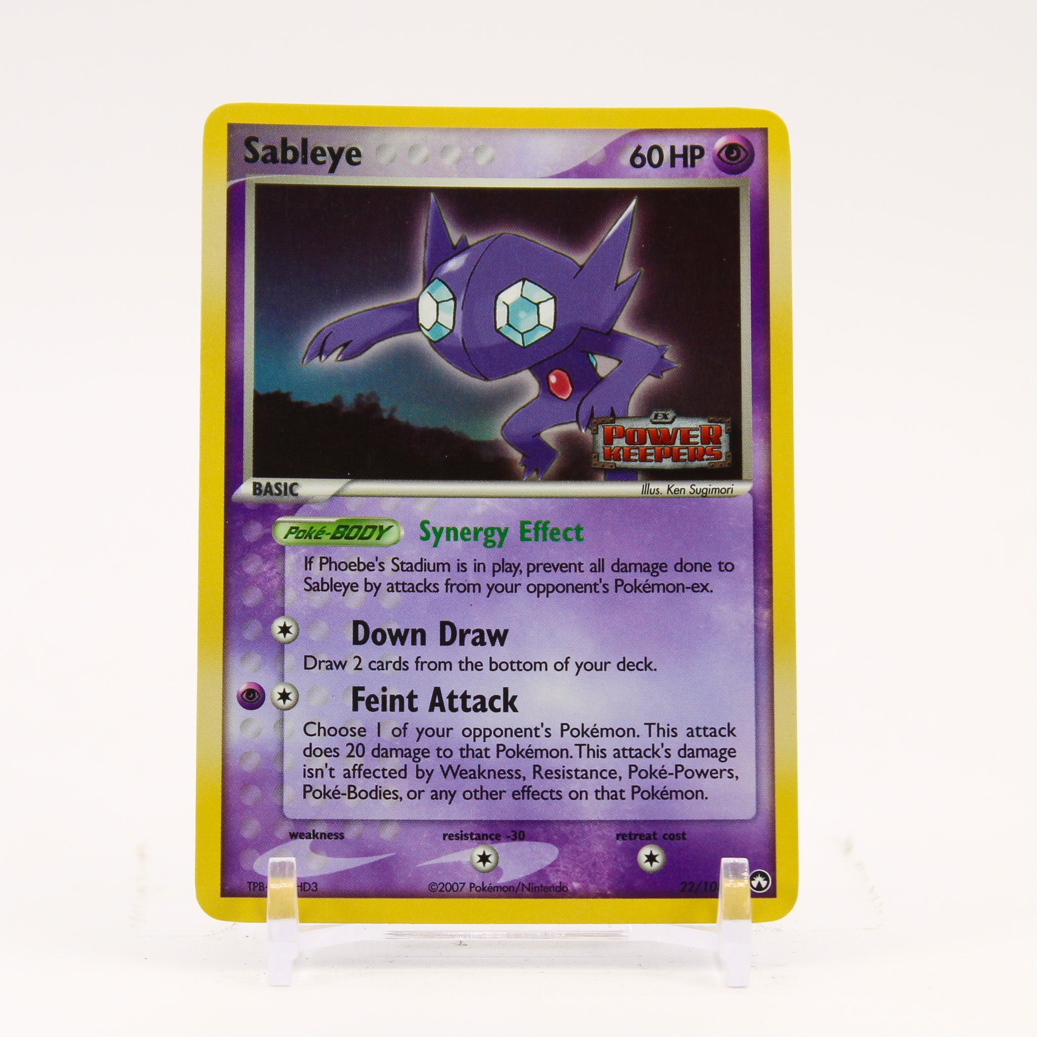 Sableye - 22/108 Power Keepers Reverse Holo Rare Pokemon - LP