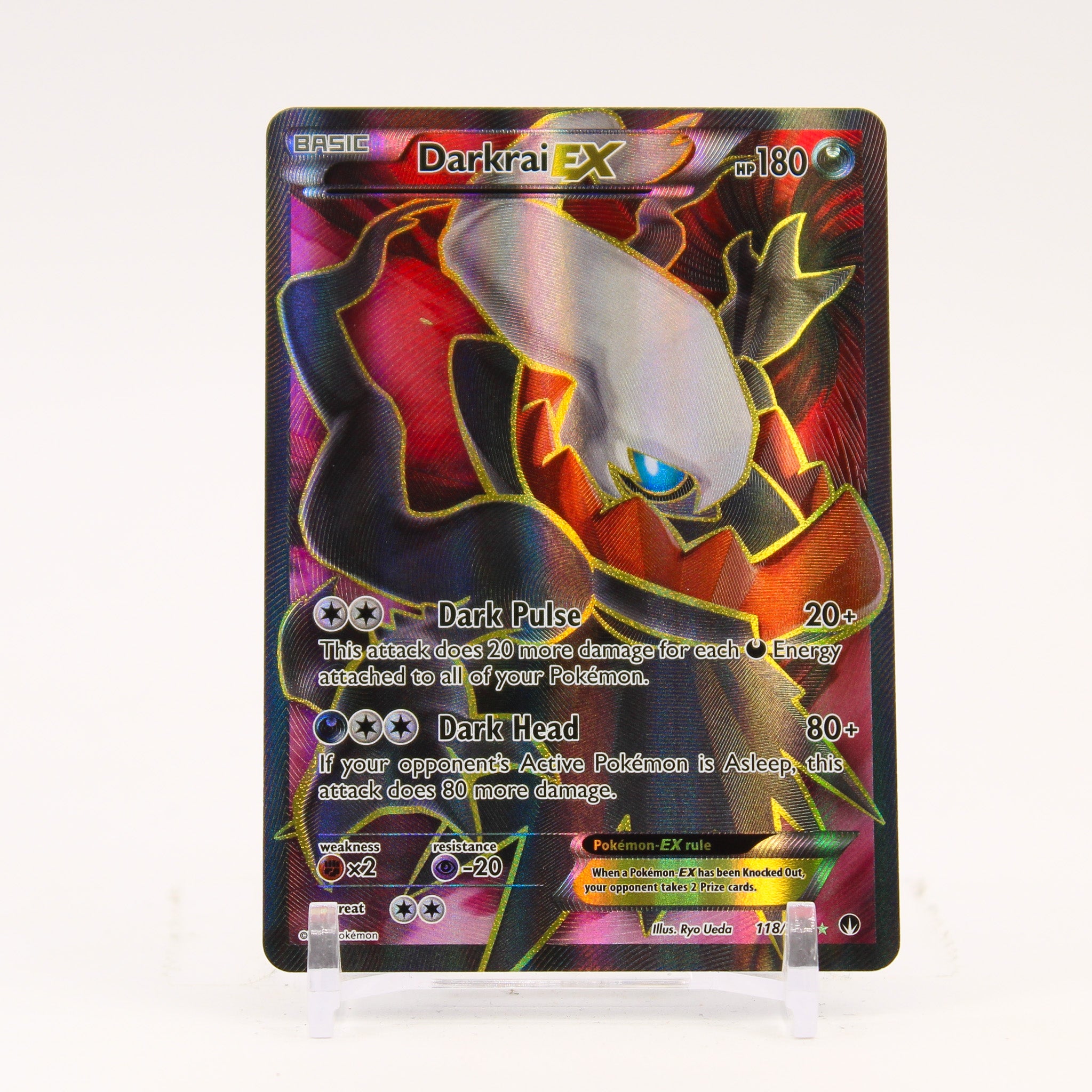 Darkrai EX - 118/122 BREAKPoint Full Art Pokemon - NM