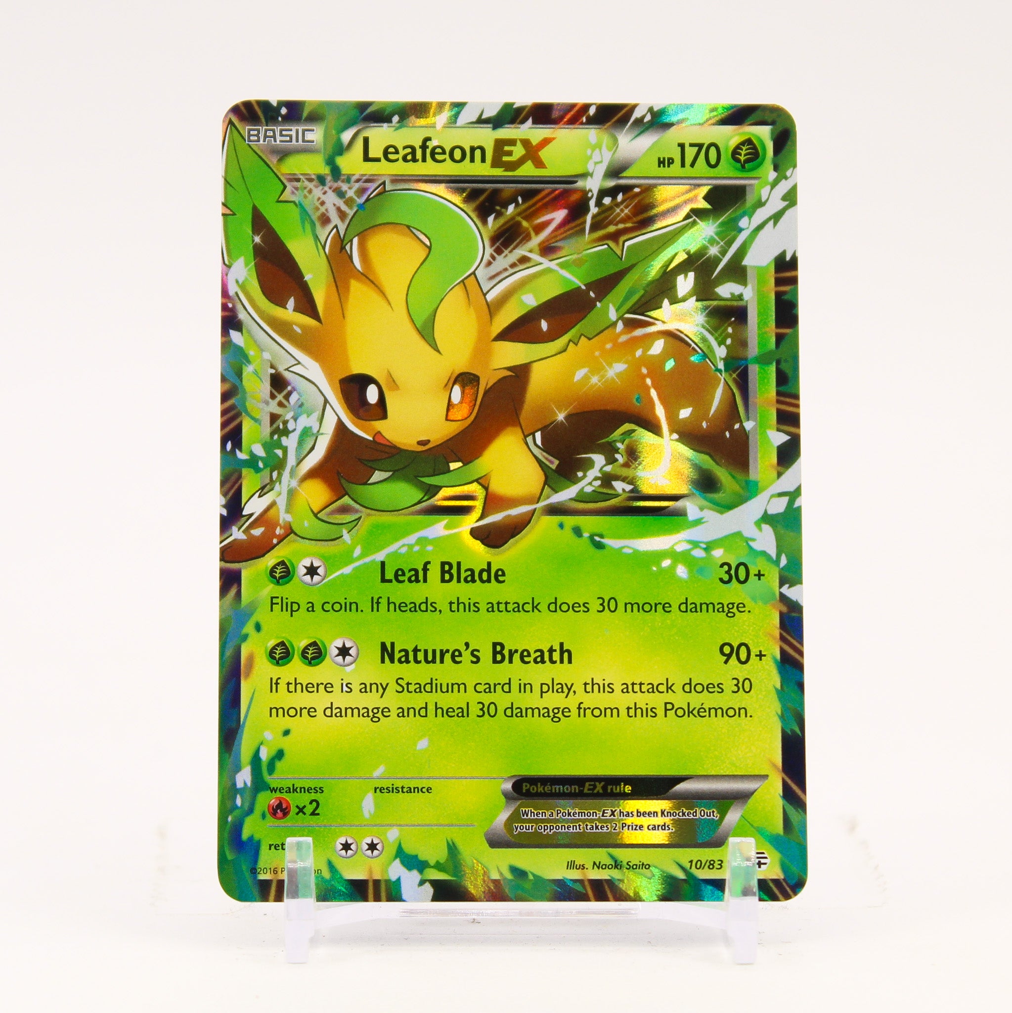 Leafeon EX - 10/83 Generations Ultra Rare Pokemon - NM