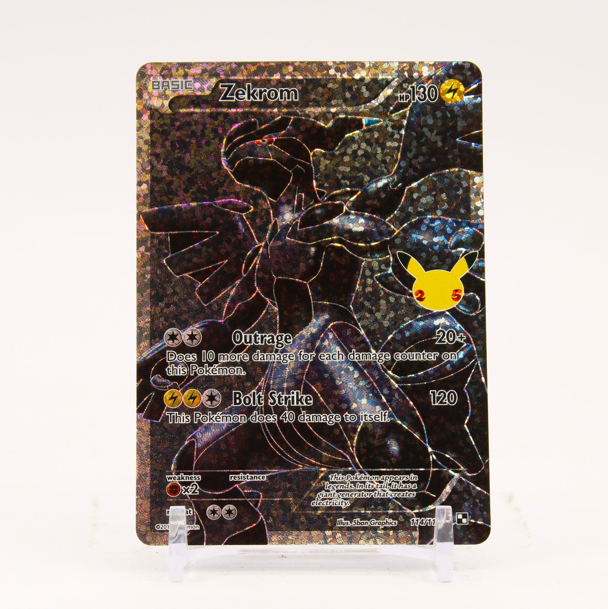 Zekrom - 114/114 Celebrations 25th Anniversary Full Art Pokemon - NM/LP
