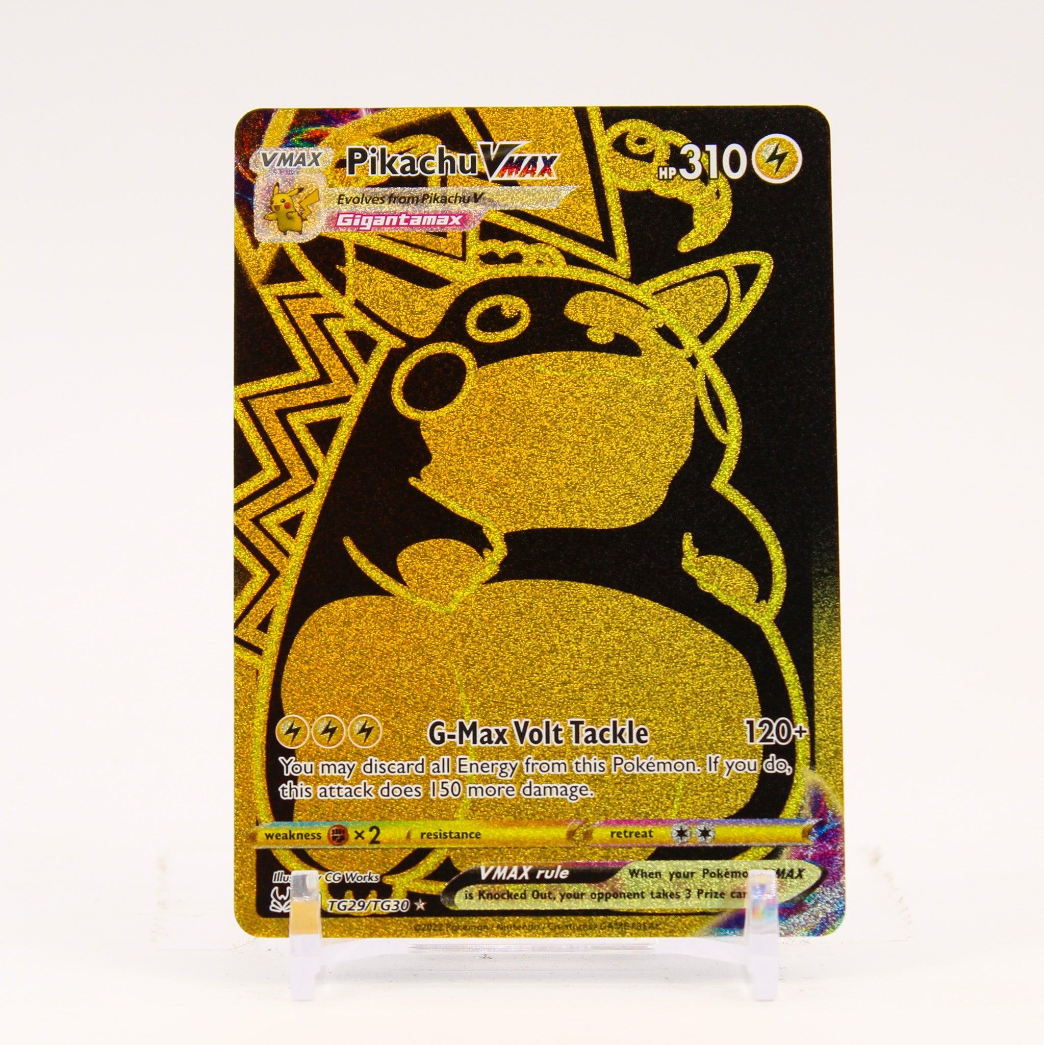 Pikachu Vmax - TG29/TG30 Lost Origins Trainer Gallery Gold Pokemon - NM/LP