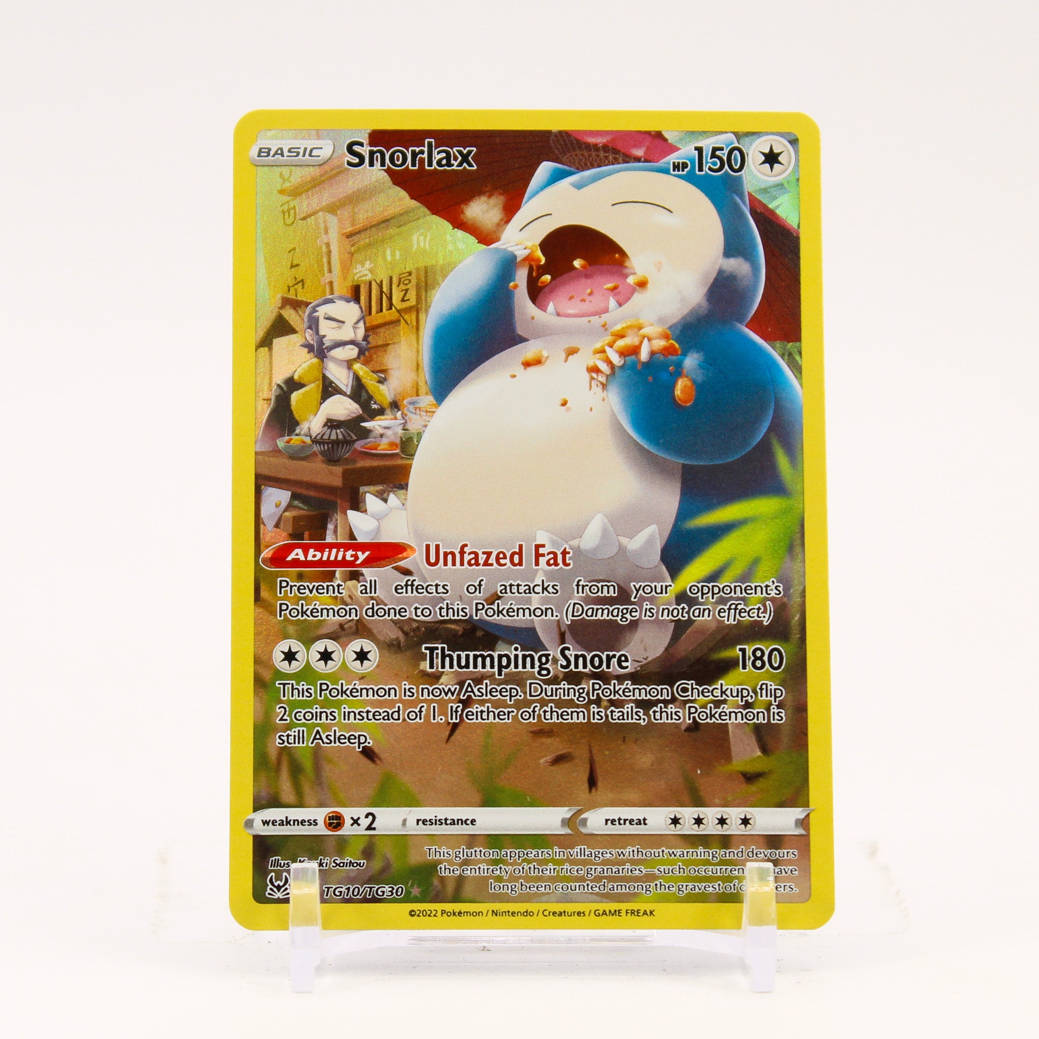 Snorlax - TG10/TG30 Lost Origins Trainer Gallery Pokemon - NM/LP