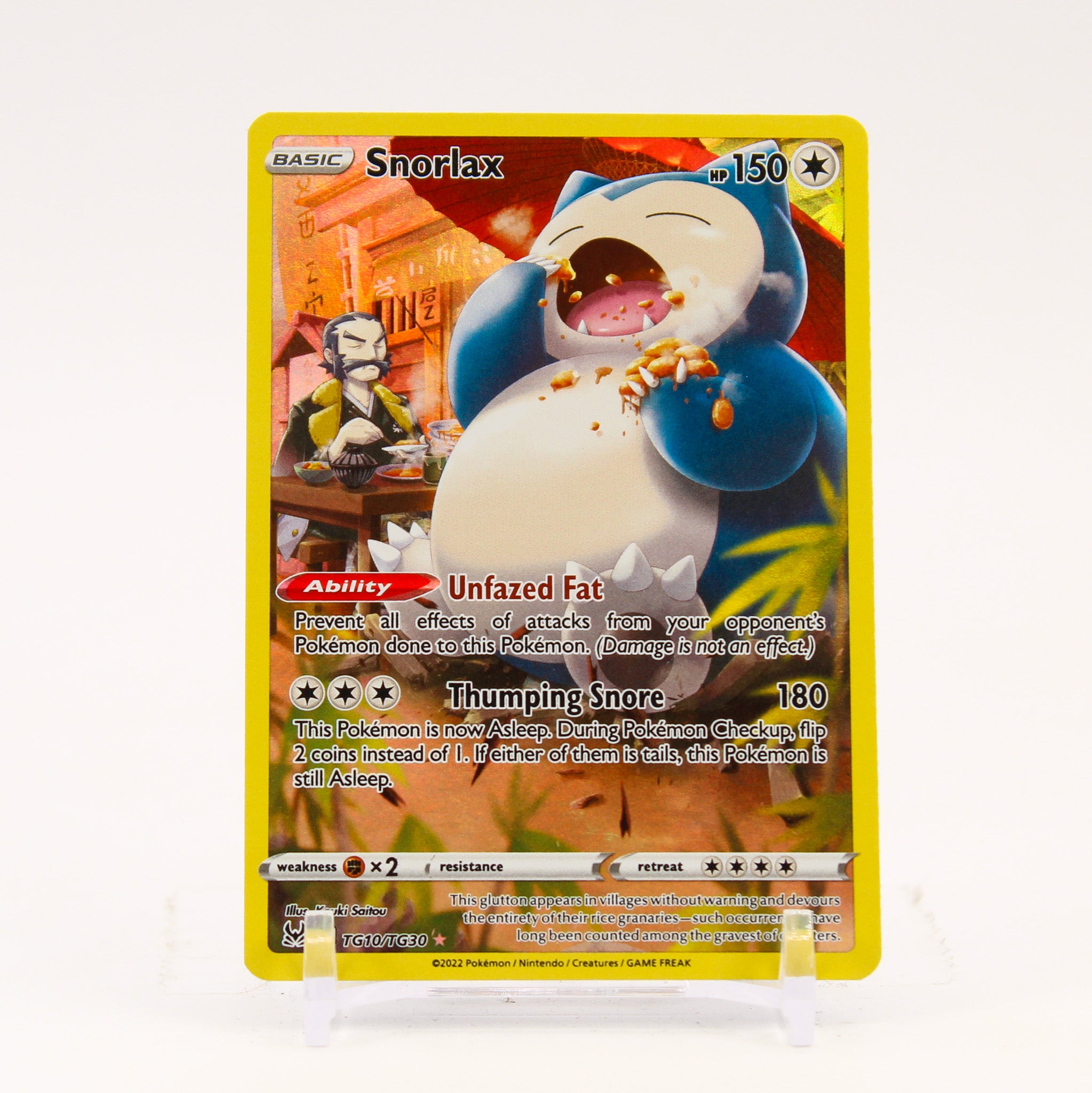 Snorlax - TG10/TG30 Lost Origins Trainer Gallery Pokemon - NM/LP