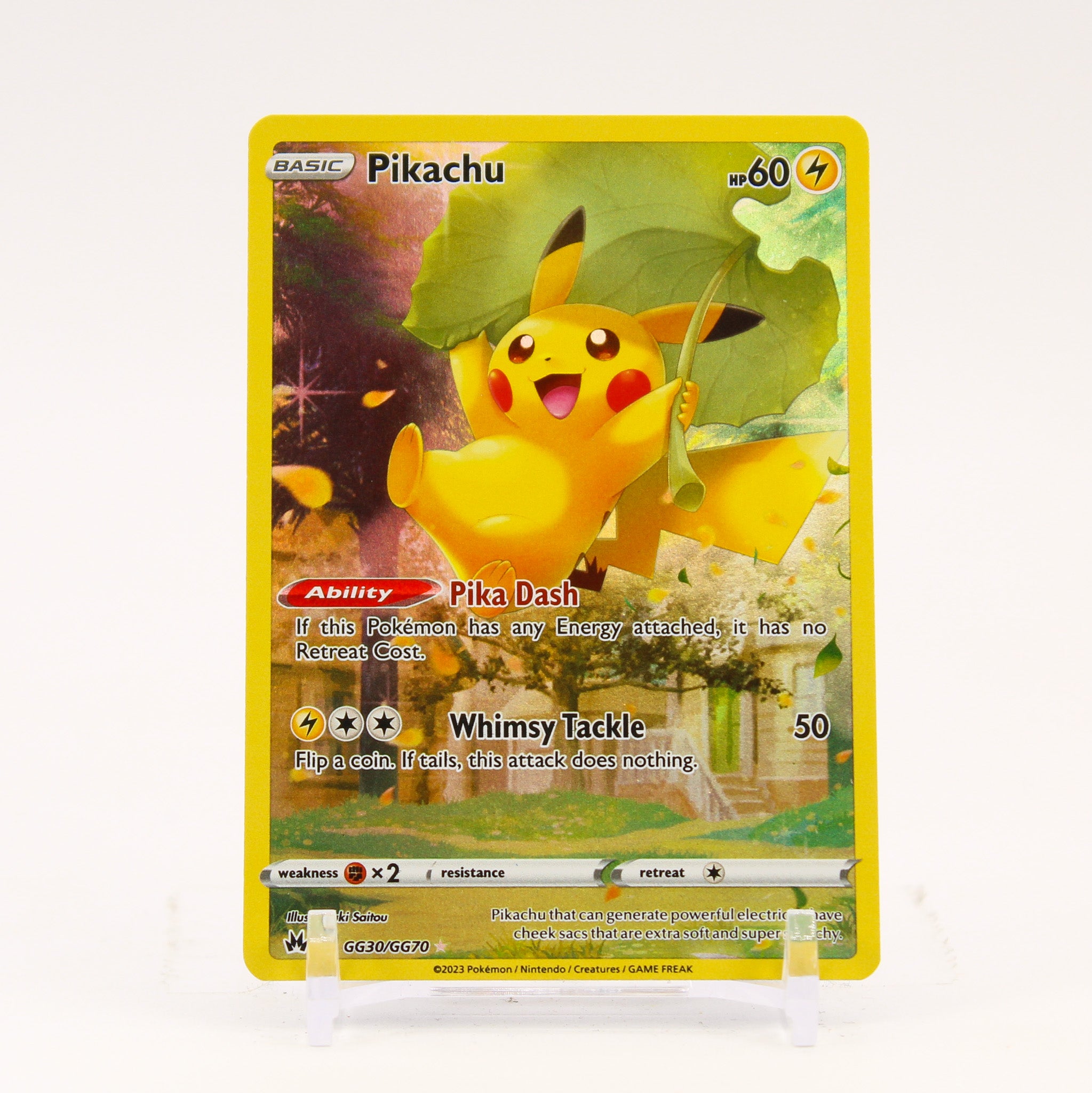 Pikachu - GG30/GG70 Crown Zenith Gallery Pokemon - NM