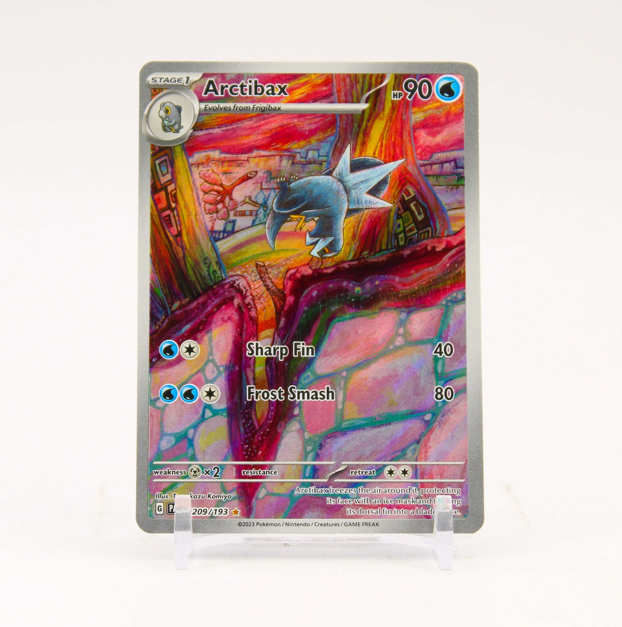 Arctibax - 209/193 Paldea Evolved Illustration Rare Pokemon - NM/LP