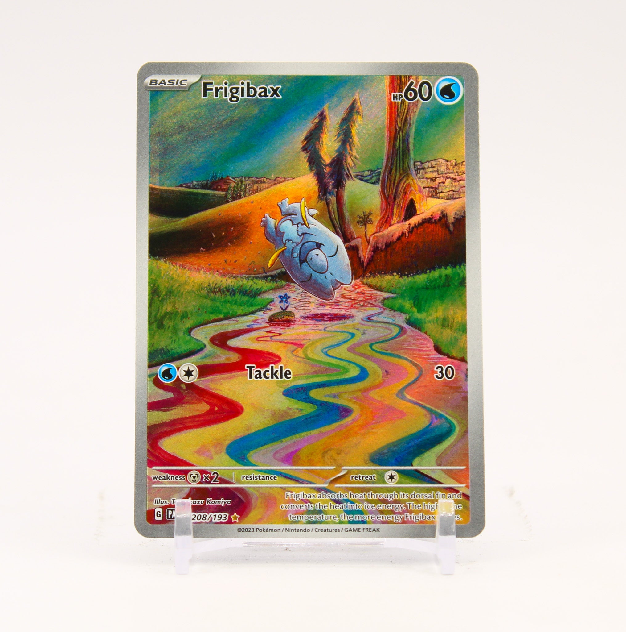 Frigibax - 208/193 Paldea Evolved Illustration Rare Pokemon - NM/LP