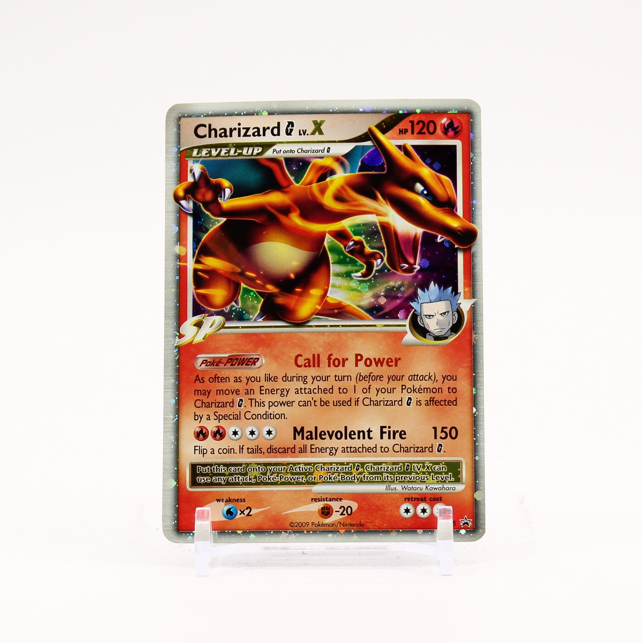 Charizard Lv. X - DP45 Black Star Promo Holo Pokemon - LP/MP