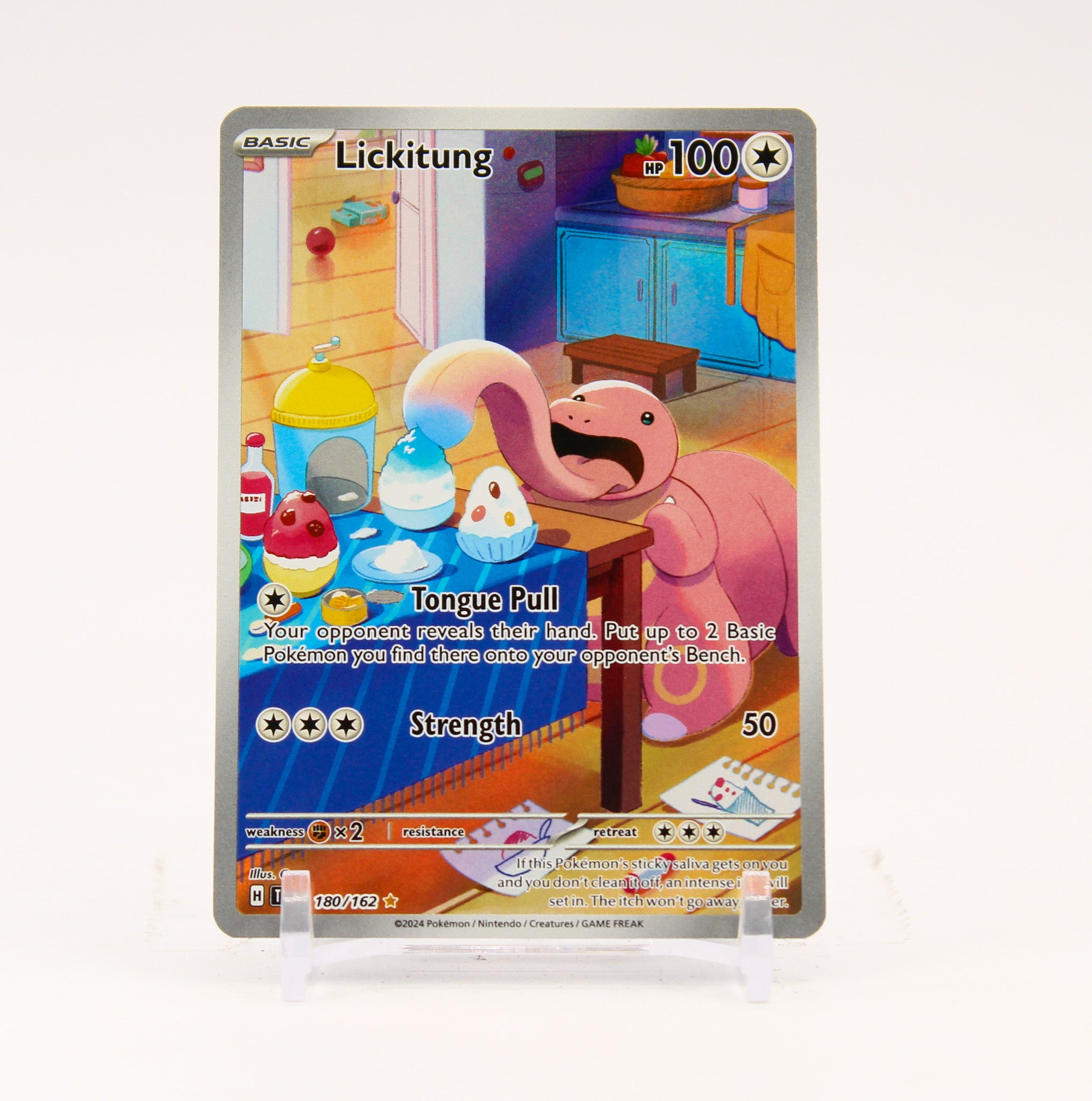Lickitung - 180/162 Temporal Forces Illustration Rare Pokemon - NM/LP
