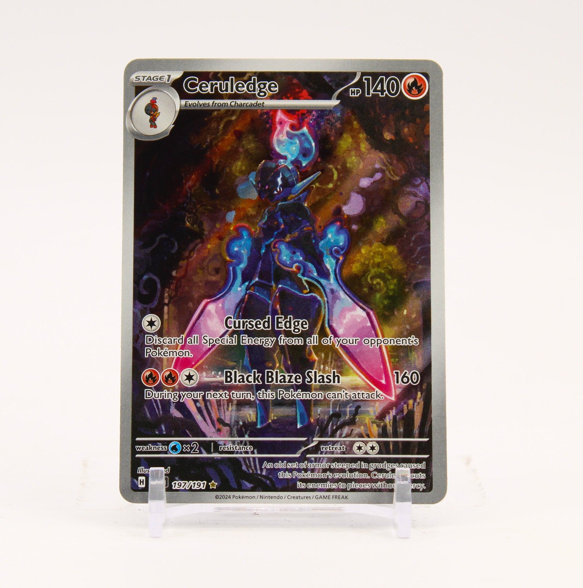 Ceruledge - 197/191 Surging Sparks Illustration Rare Pokemon - NM/LP
