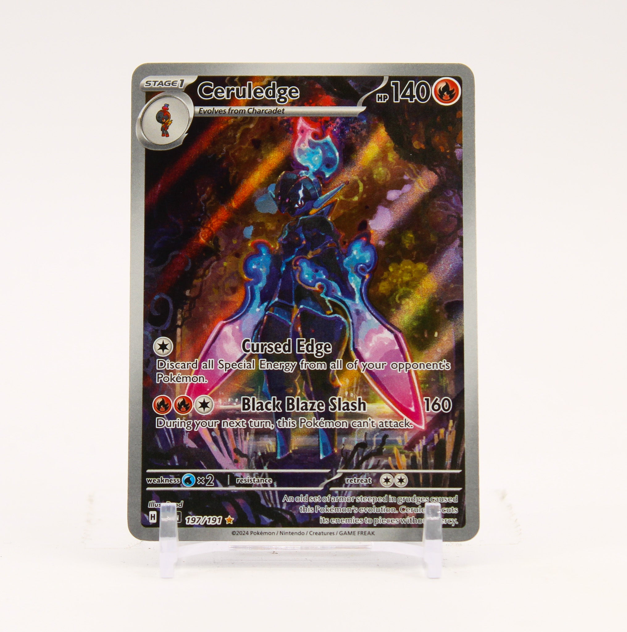Ceruledge - 197/191 Surging Sparks Illustration Rare Pokemon - NM/LP