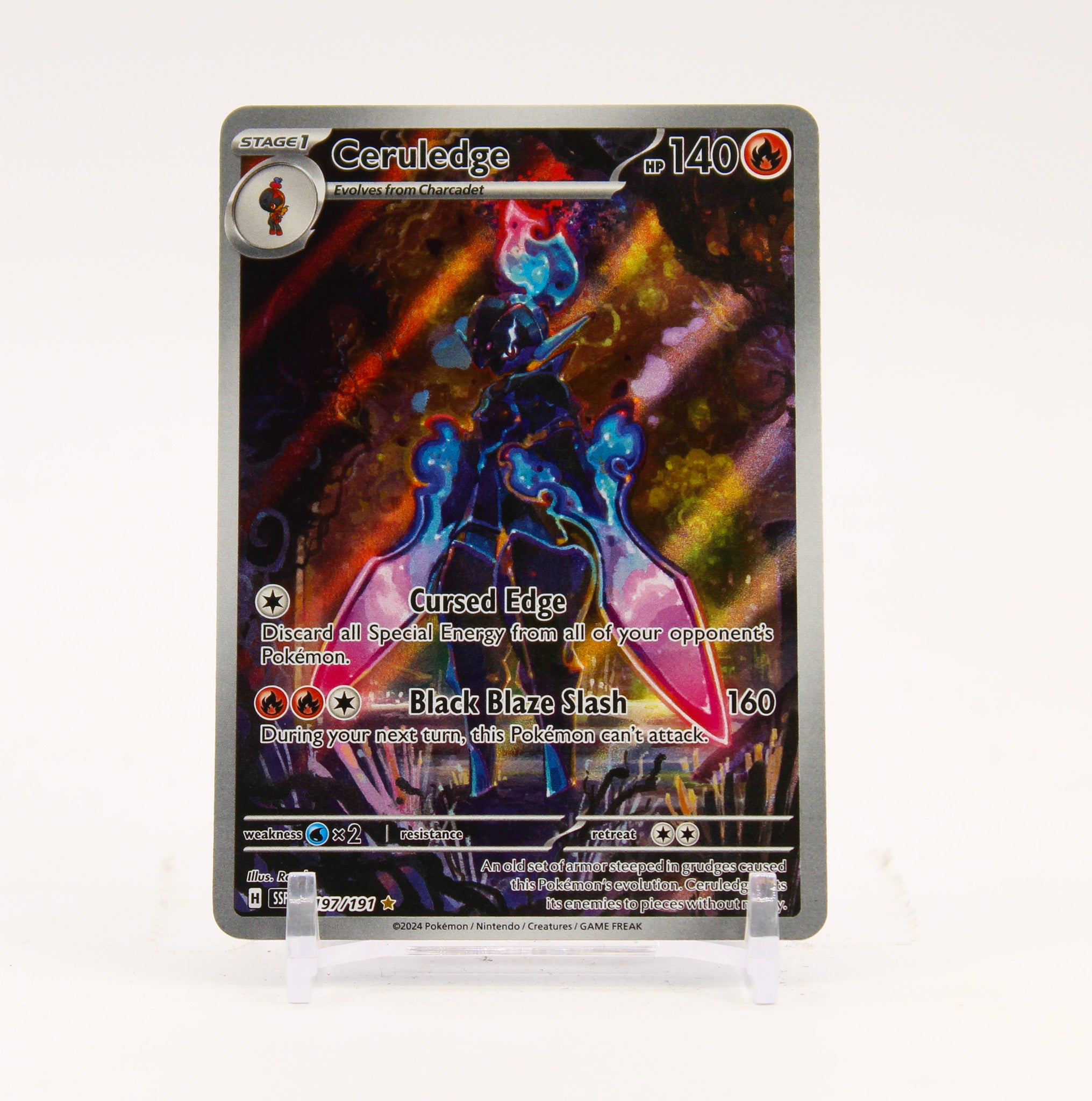 Ceruledge - 197/191 Surging Sparks Illustration Rare Pokemon - NM/LP
