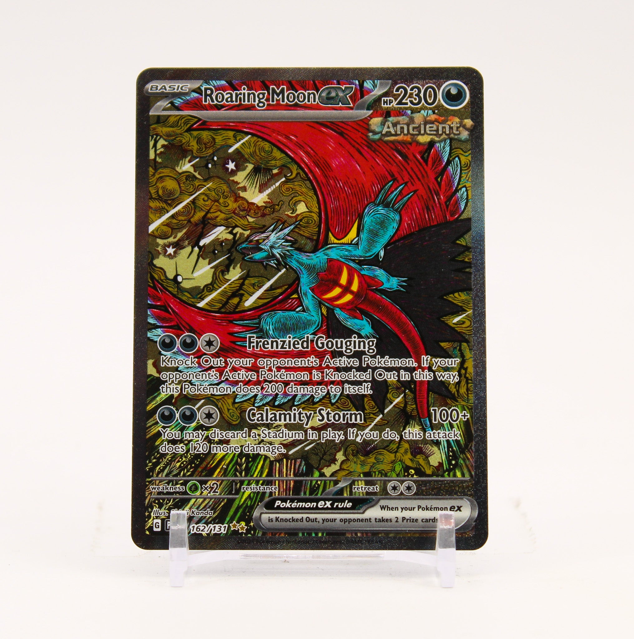 Roaring Moon ex - 162/131 Prismatic Evolutions Special Illustration Pokemon - NM
