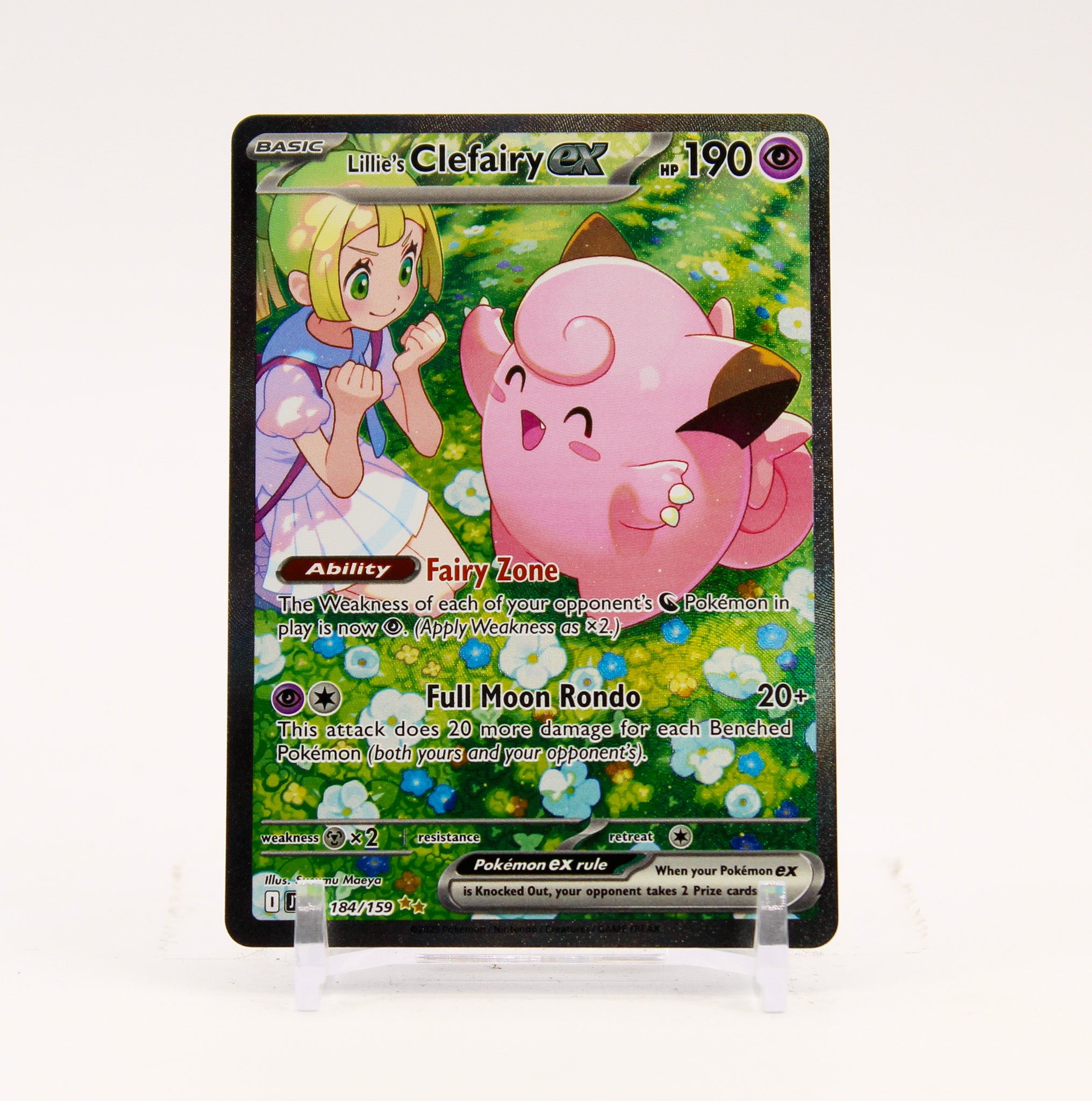 Lillie's Clefairy ex - 184/159 Journey Together Special Illustration Pokemon - NM/MINT
