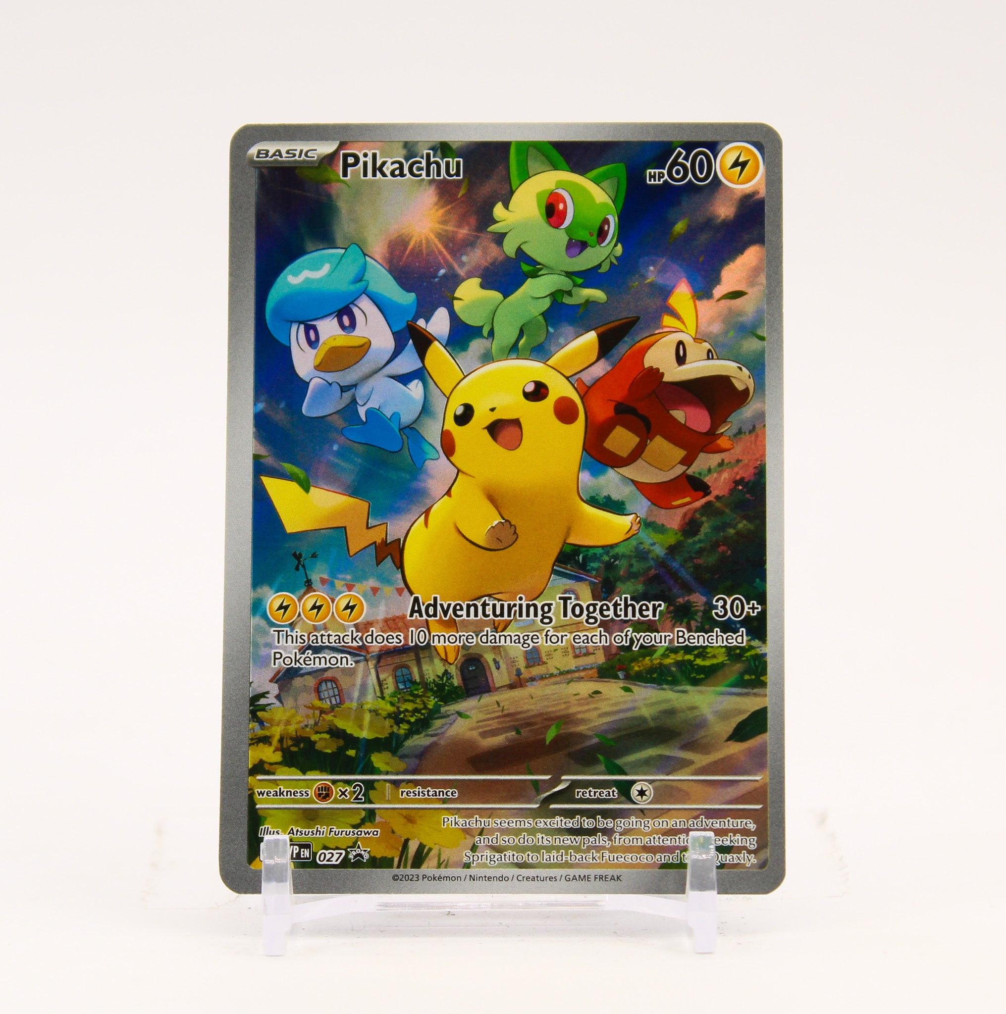 Pikachu - SVP027 Paldea Evolved ETB Promo Pokemon - NM/LP