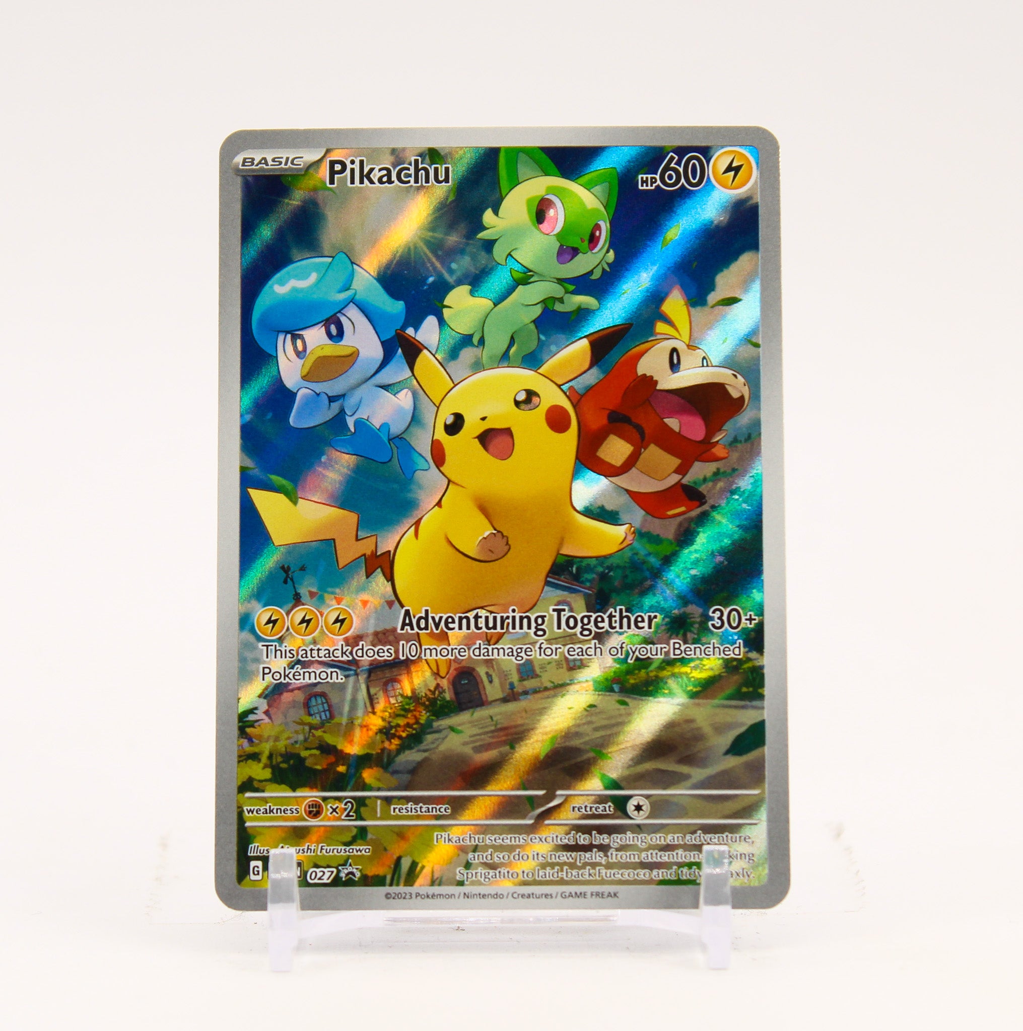 Pikachu - SVP027 Paldea Evolved ETB Promo Pokemon - NM/LP
