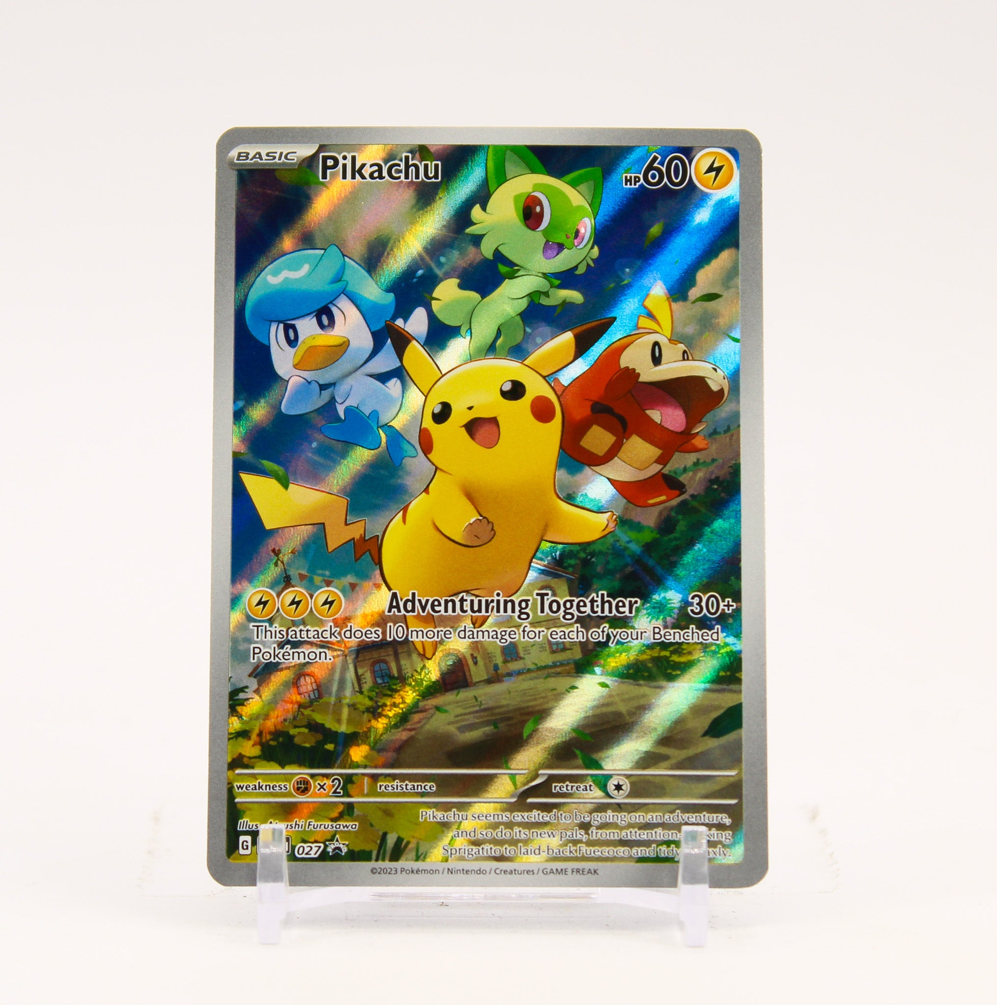 Pikachu - SVP027 Paldea Evolved ETB Promo Pokemon - NM/LP