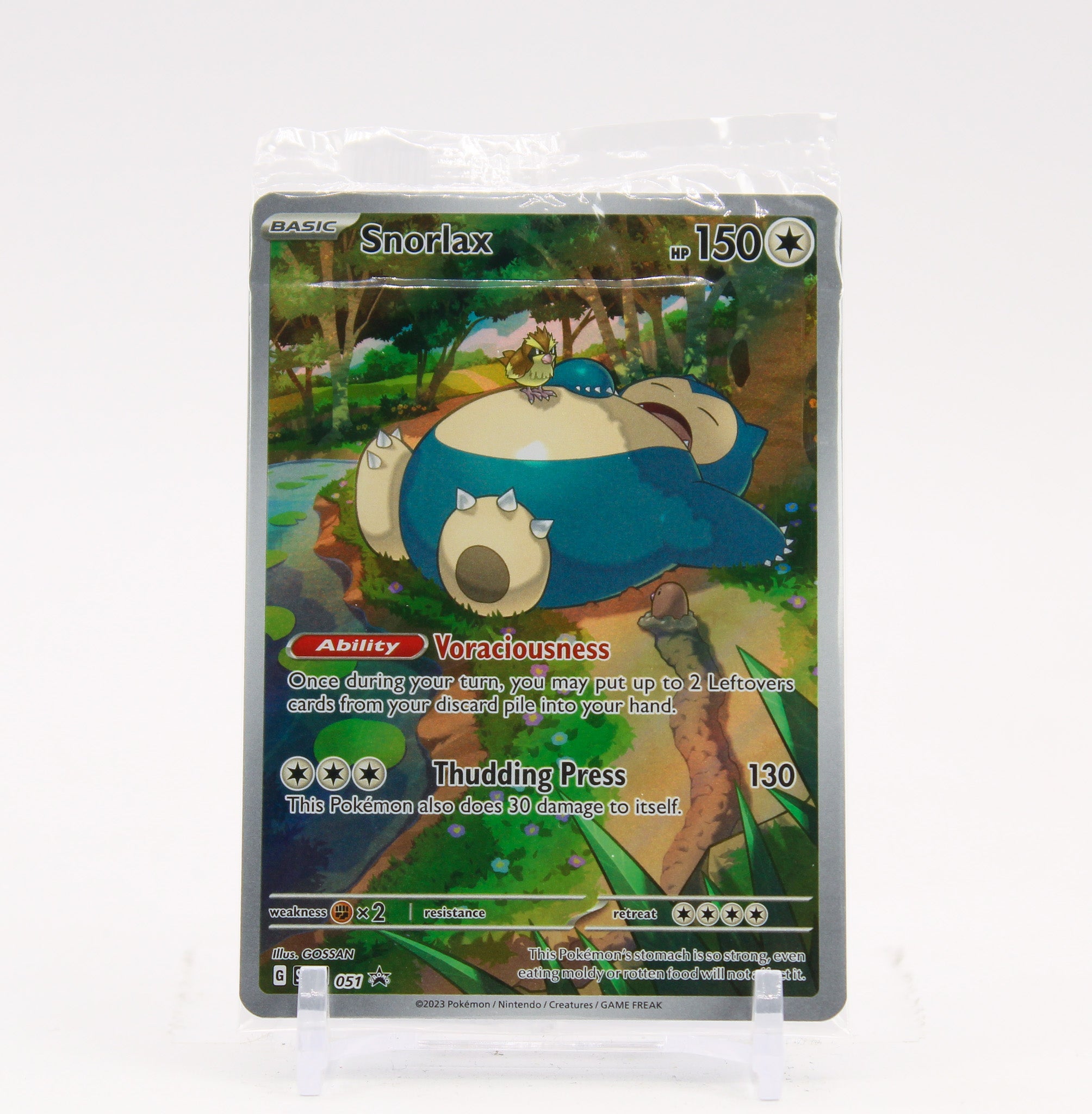 Snorlax - SVP051 SEALED 151 ETB Promo Pokemon - NM