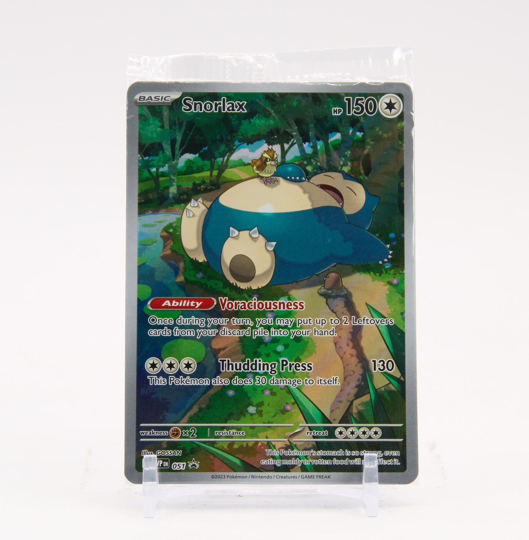 Snorlax - SVP051 SEALED 151 ETB Promo Pokemon - NM