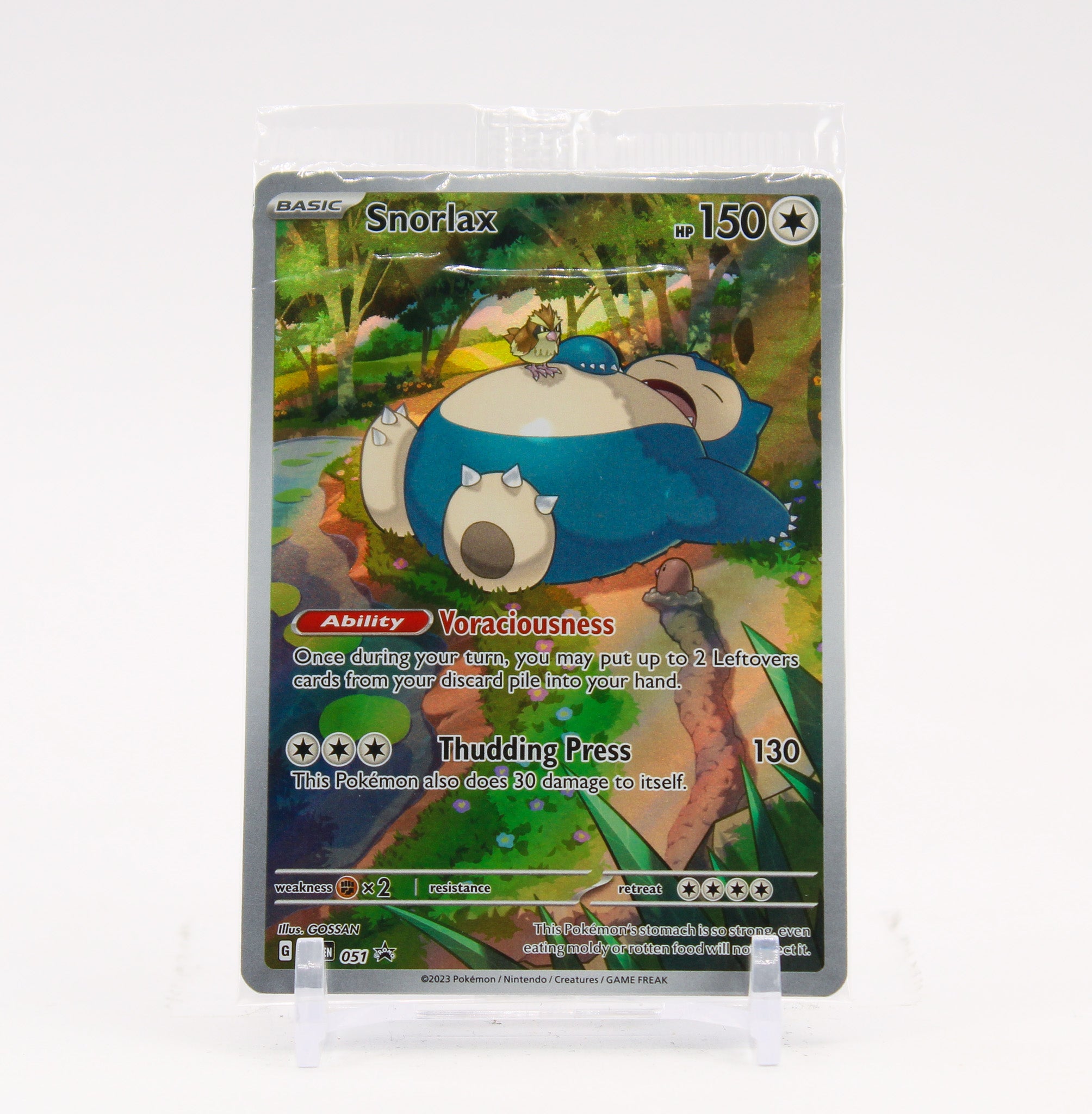 Snorlax - SVP051 SEALED 151 ETB Promo Pokemon - NM