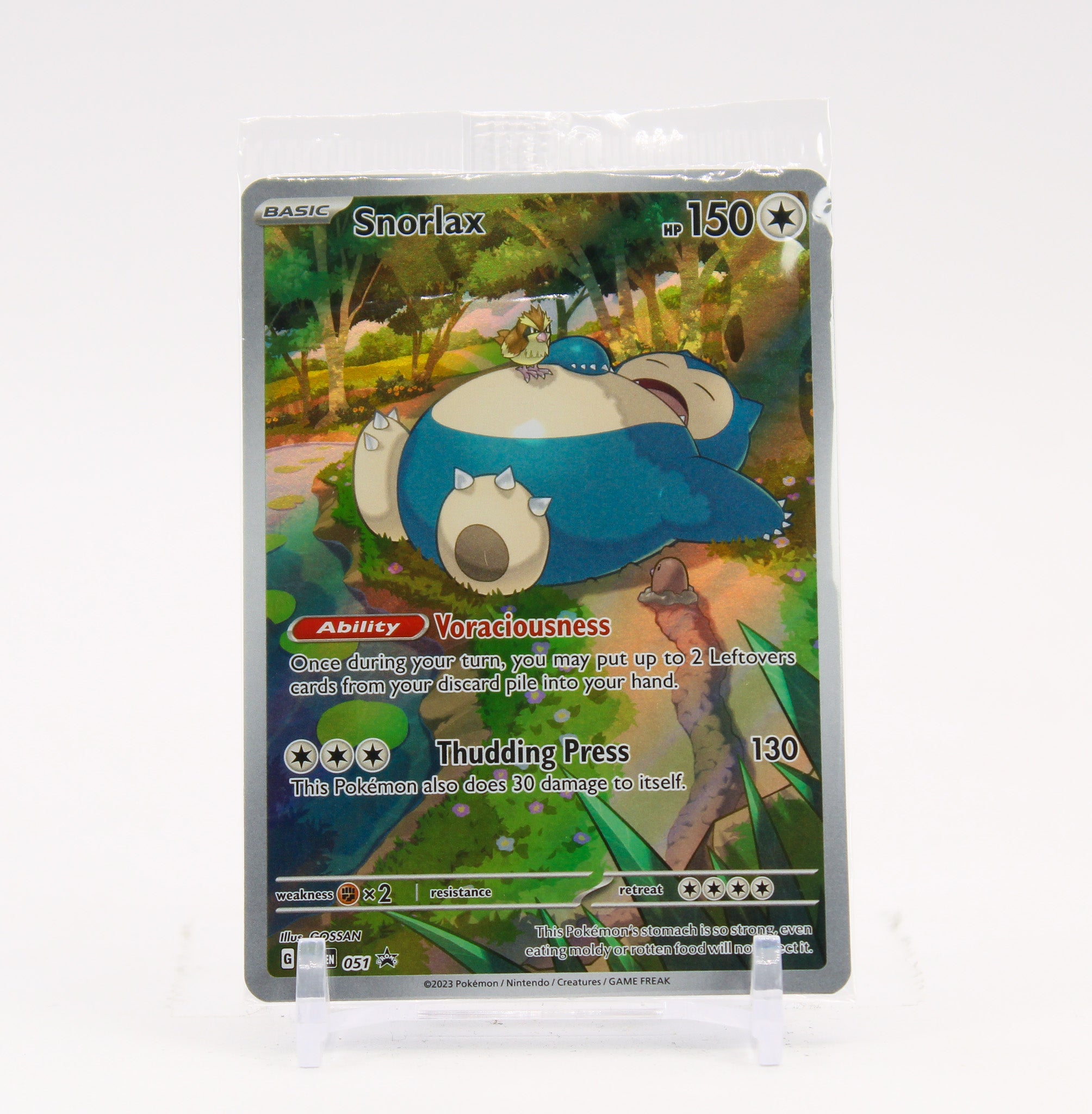 Snorlax - SVP051 SEALED 151 ETB Promo Pokemon - NM