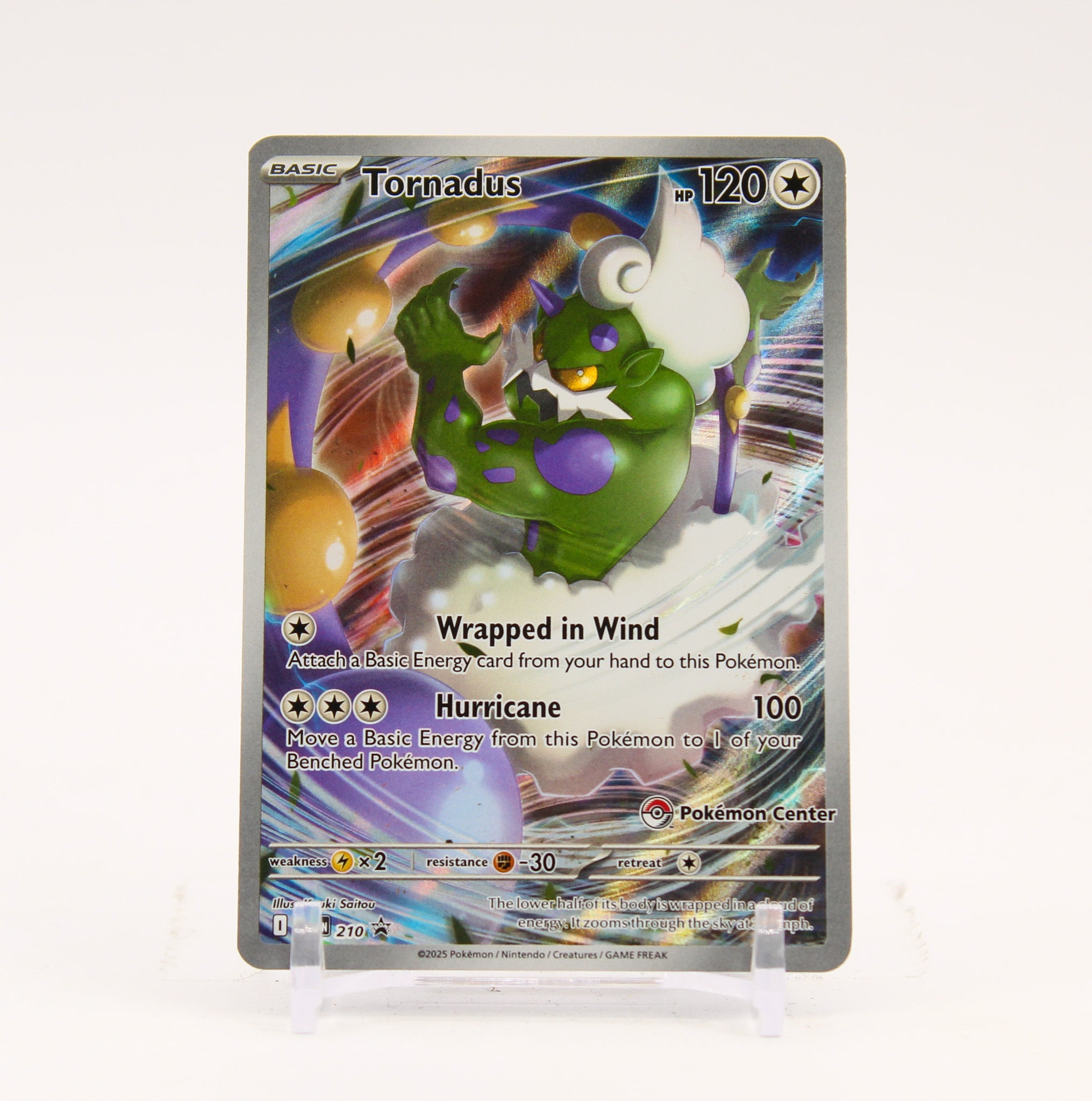Tornadus - SVP210 White Flare ETB POKEMON CENTER Promo Pokemon - NM/LP