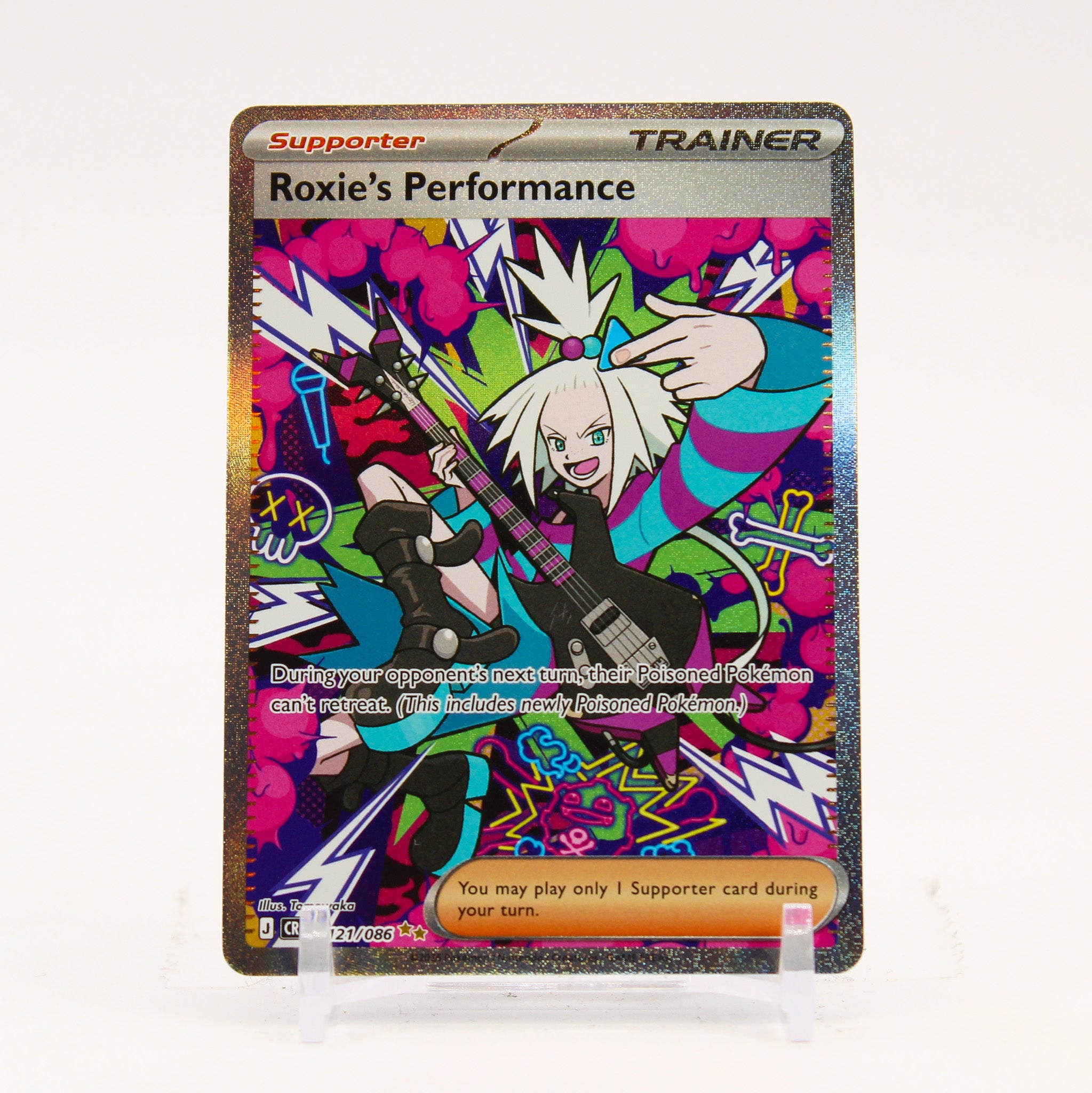 Roxie's Performance - 121/086 Chaos Rising Special Illustration Trainer - NM