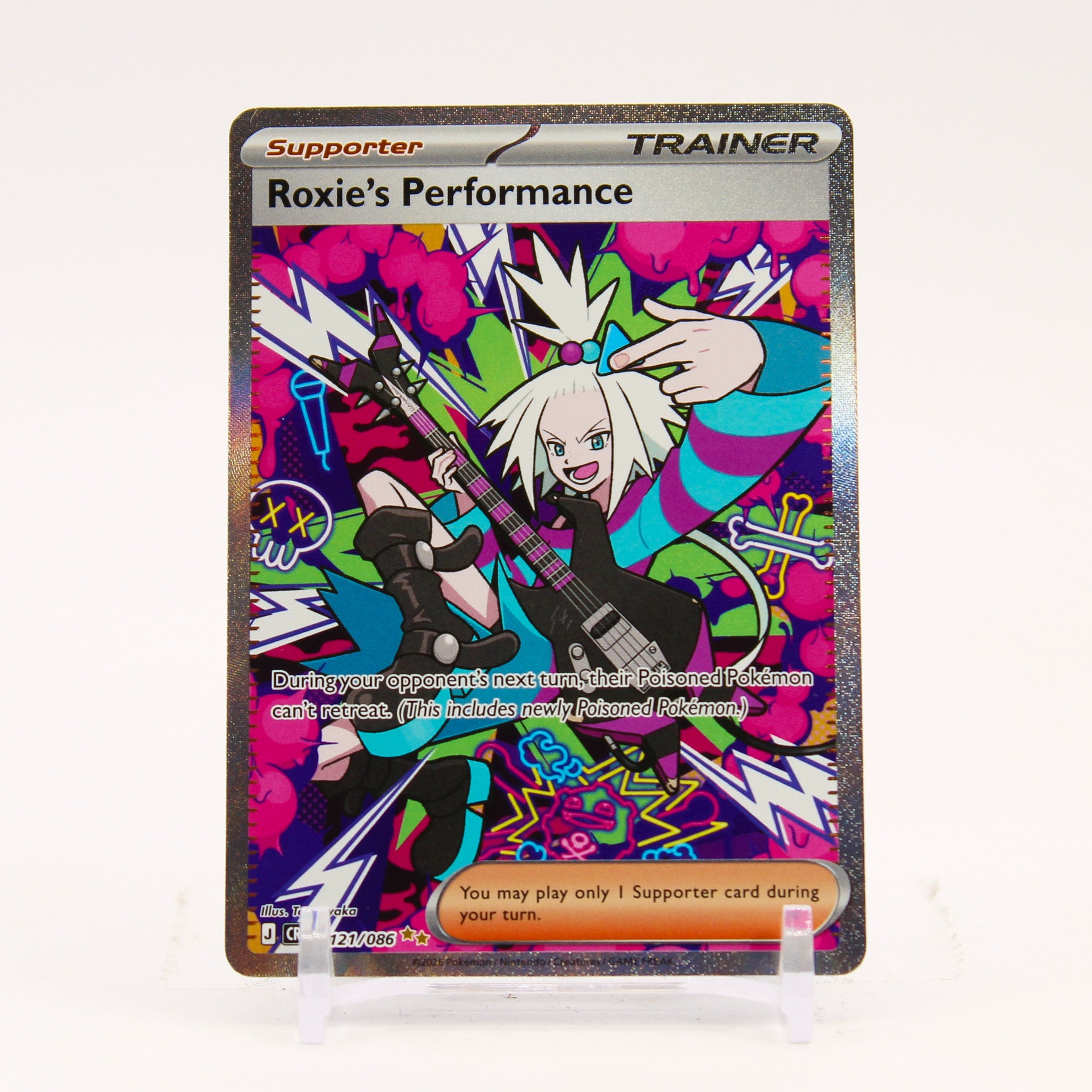 Roxie's Performance - 121/086 Chaos Rising Special Illustration Trainer - NM