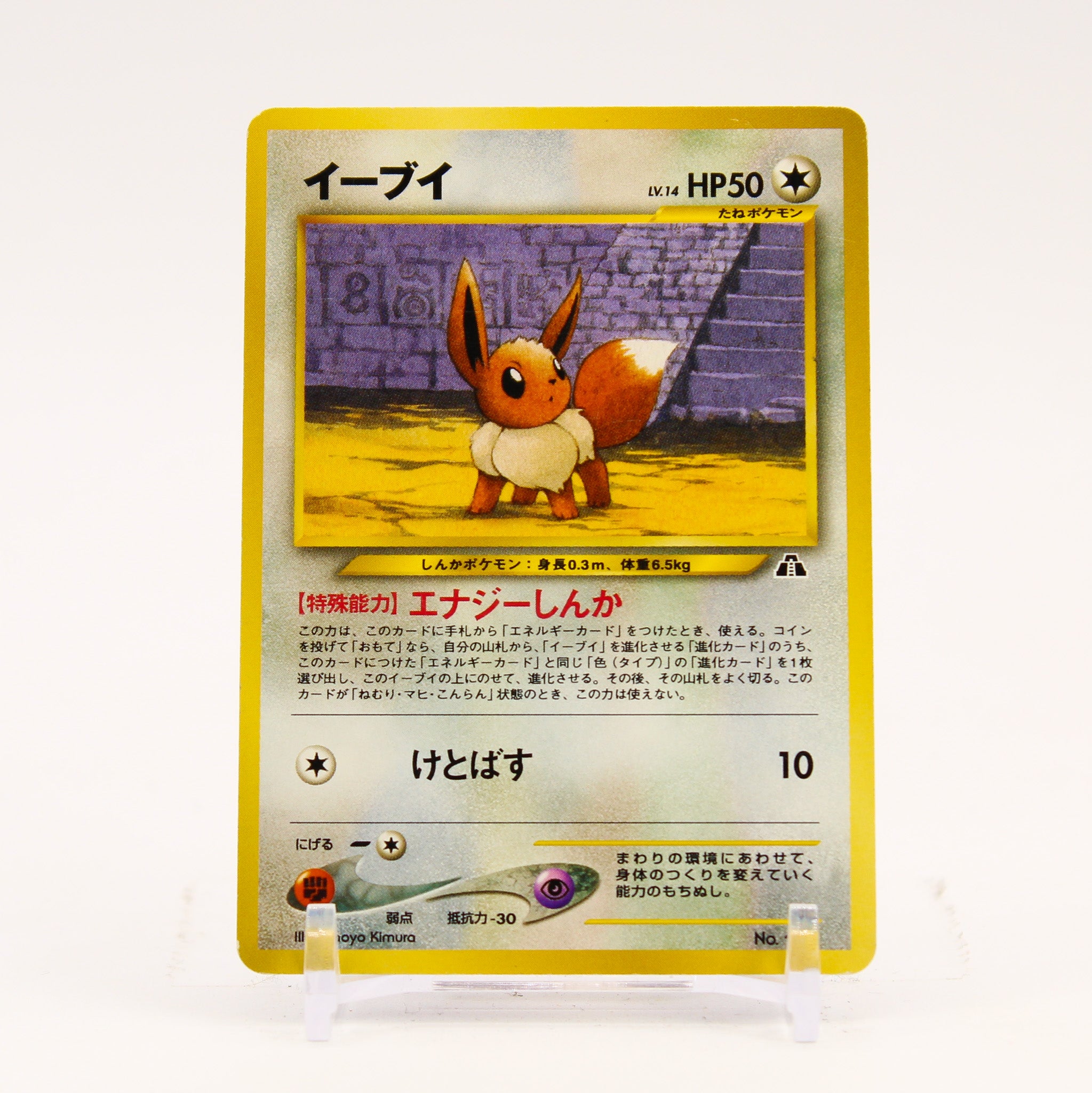 Eevee - 133 Japanese Neo Premium File Promo Pokemon - MP