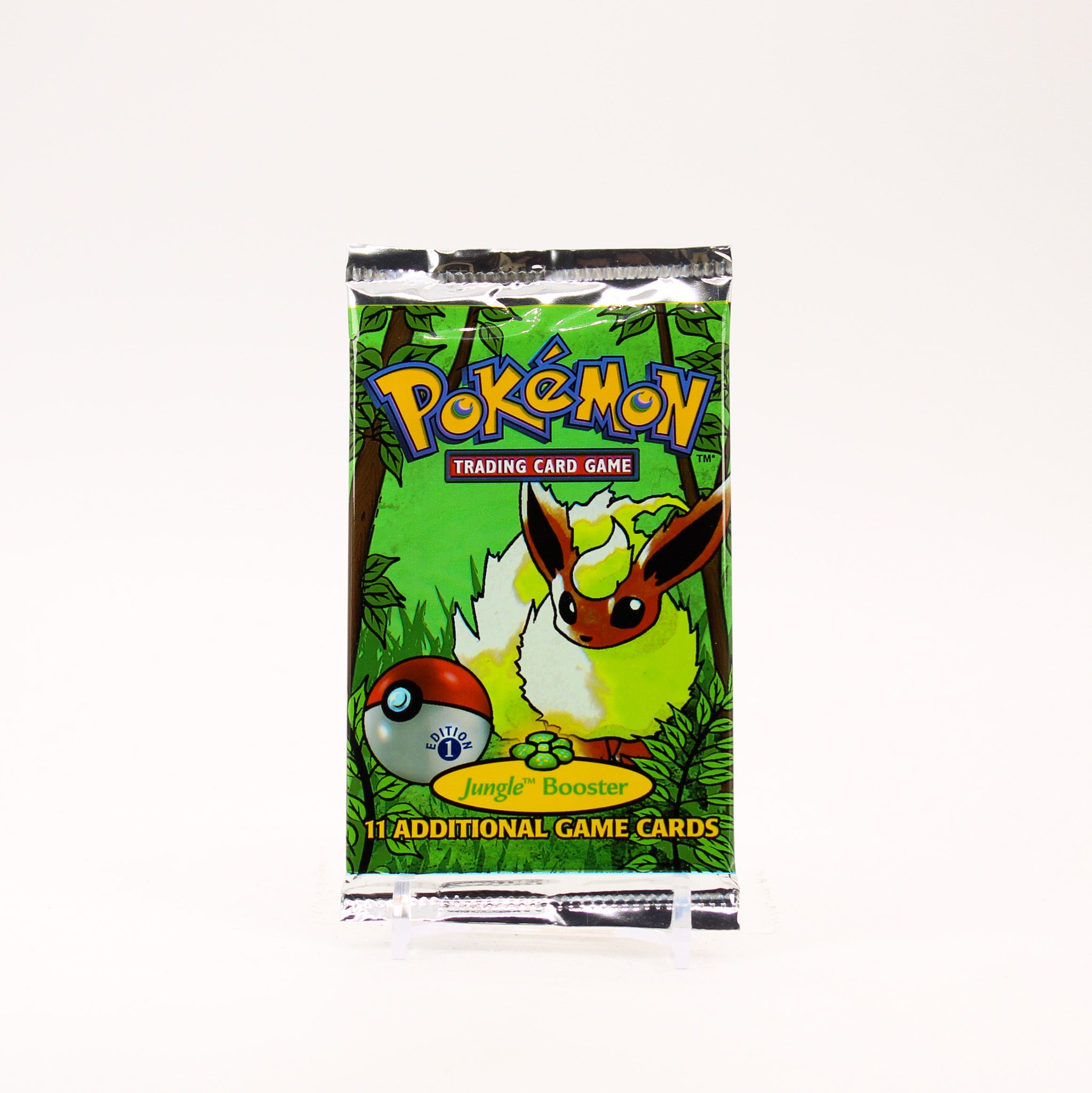 Pokemon jungle 1st edition booster pack sealed flareon art - Light 20.44 g