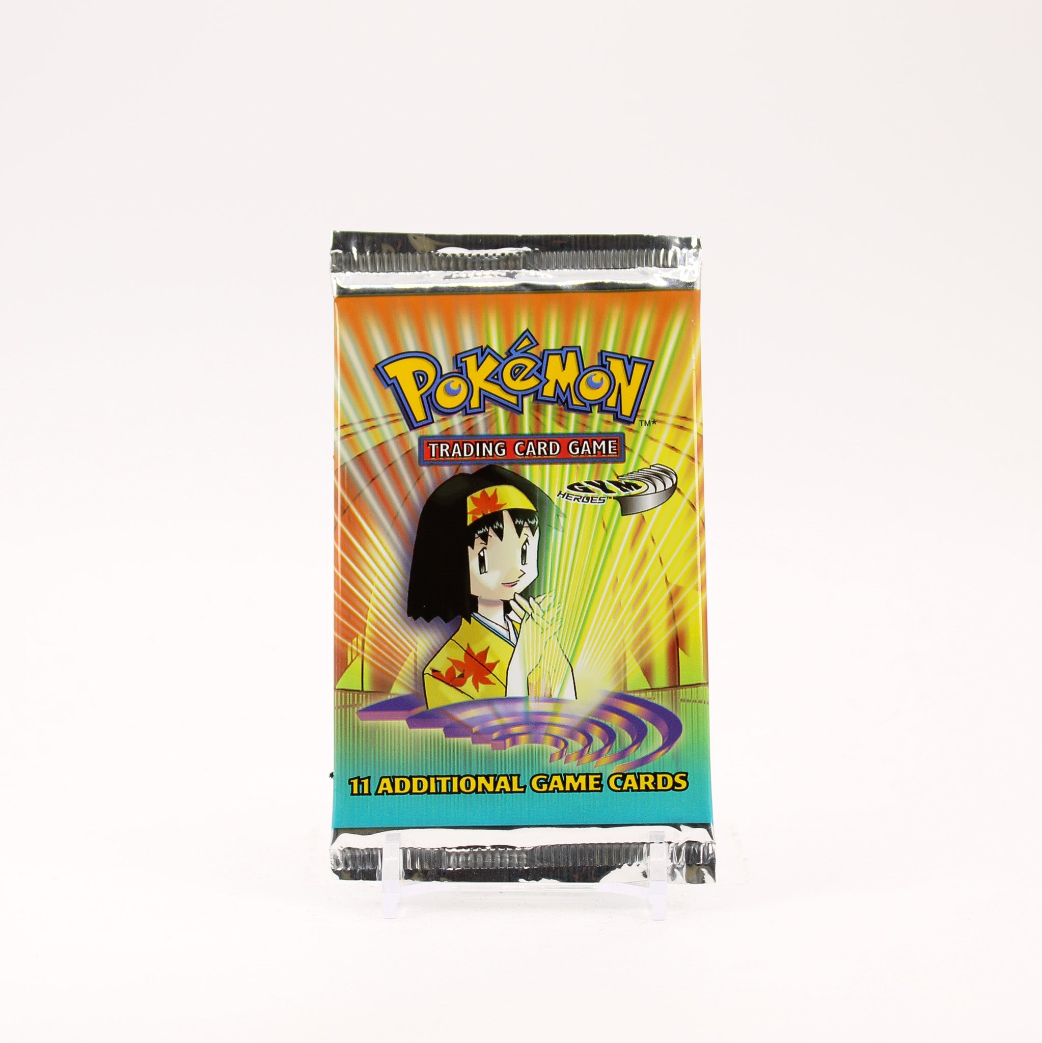 Pokemon gym heroes unlimited booster pack sealed erika art - Light 20.58 g Tiny Hole